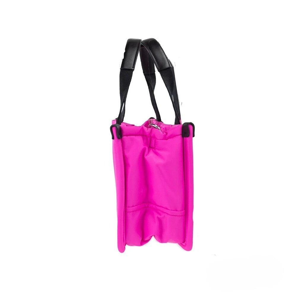 Marc Jacobs Marc Jacobs Small Neon Fuchsia Nylon Fabric Tote Convertible Bag Women's Purse