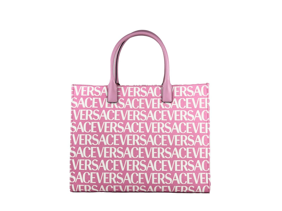 Versace Versace Medusa Large Canvas Large Tote Bag Baby Women's Pink