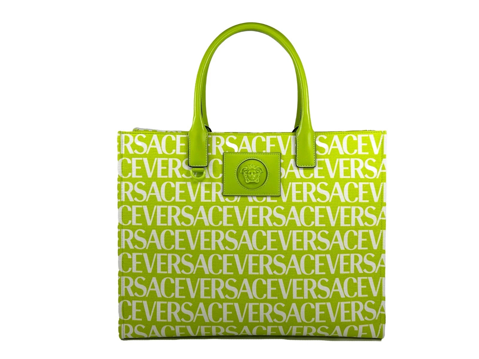 Versace Versace Medusa Large Canvas Large Tote Women's Bag