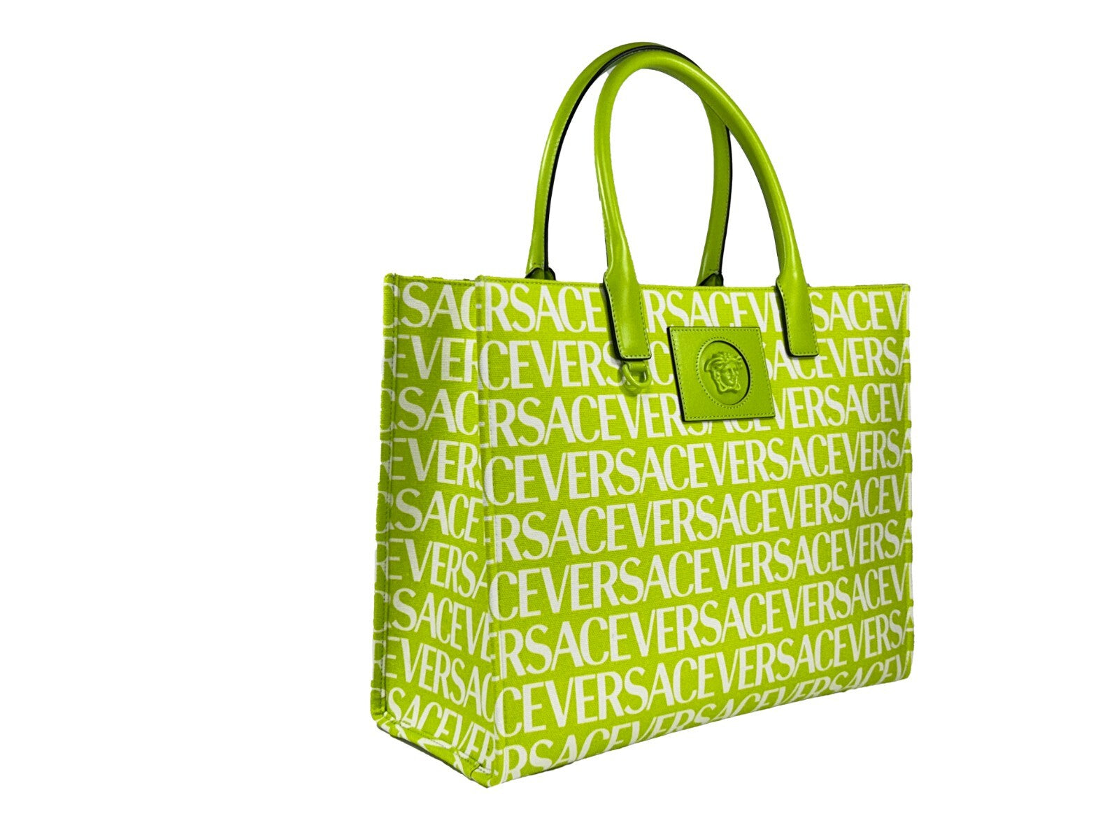 Versace Versace Medusa Large Canvas Large Tote Women's Bag