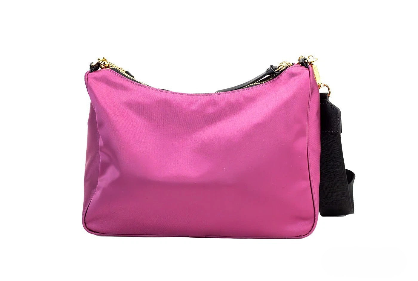 Versace Versace Small Dahlia Nylon Fabric Medusa Pendant Crossbody Shoulder Purse Women's Bag