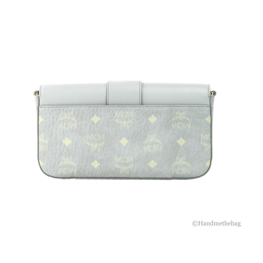 MCM MCM Small Mode Travia Pebbled Visetos Leather Shoulder Crossbody Clutch Women's Bag
