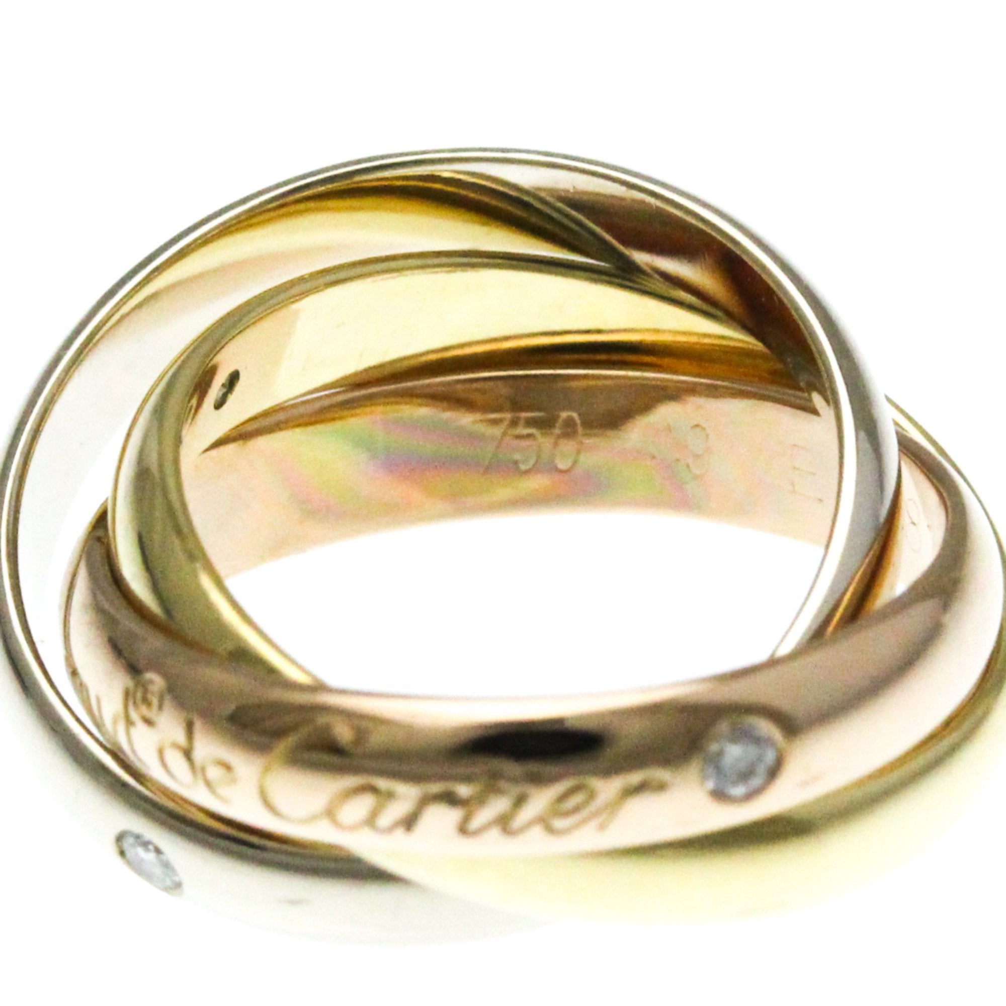 Cartier Trinity Gold Gold Ring Jewelry (Pre-Owned)