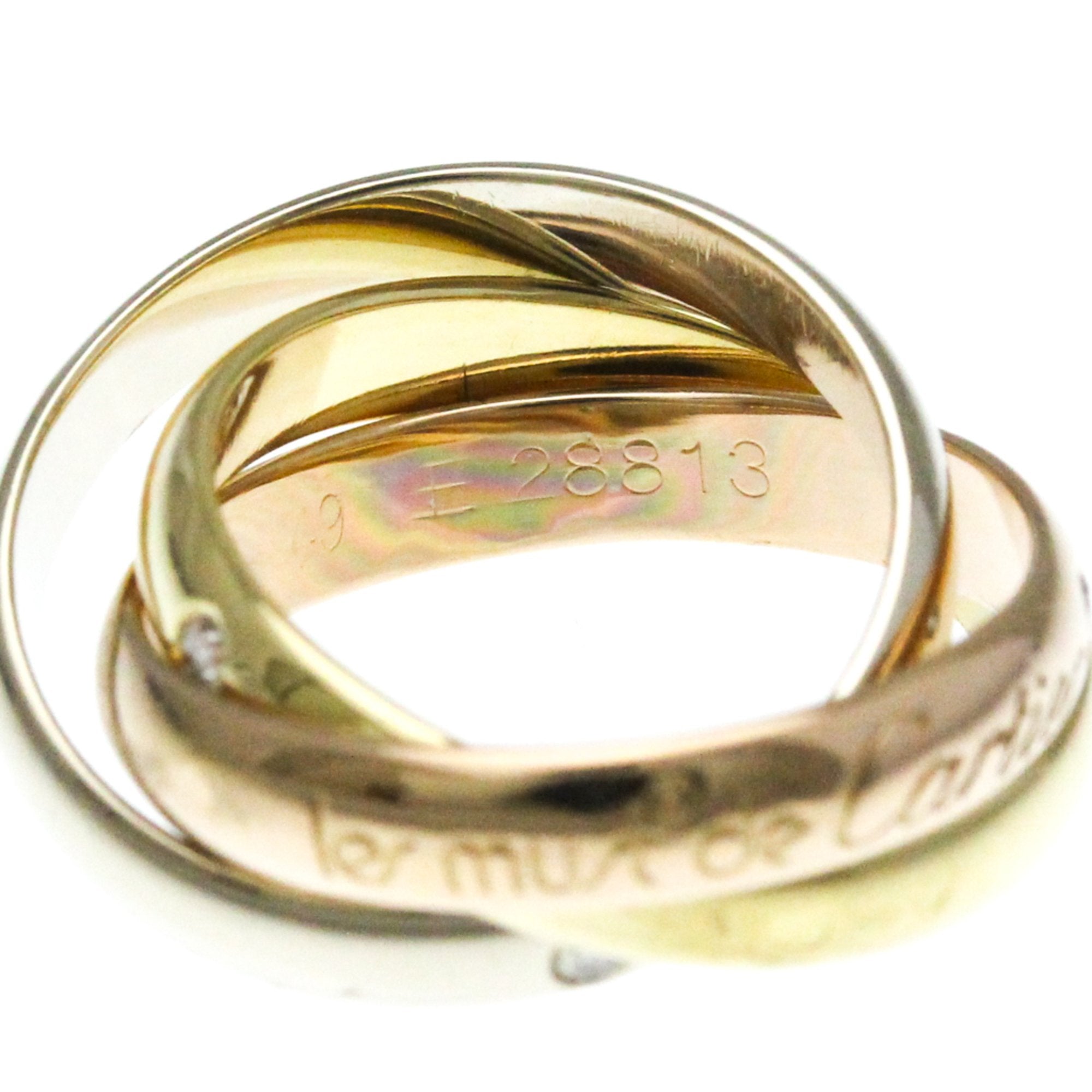 Cartier Trinity Gold Gold Ring Jewelry (Pre-Owned)