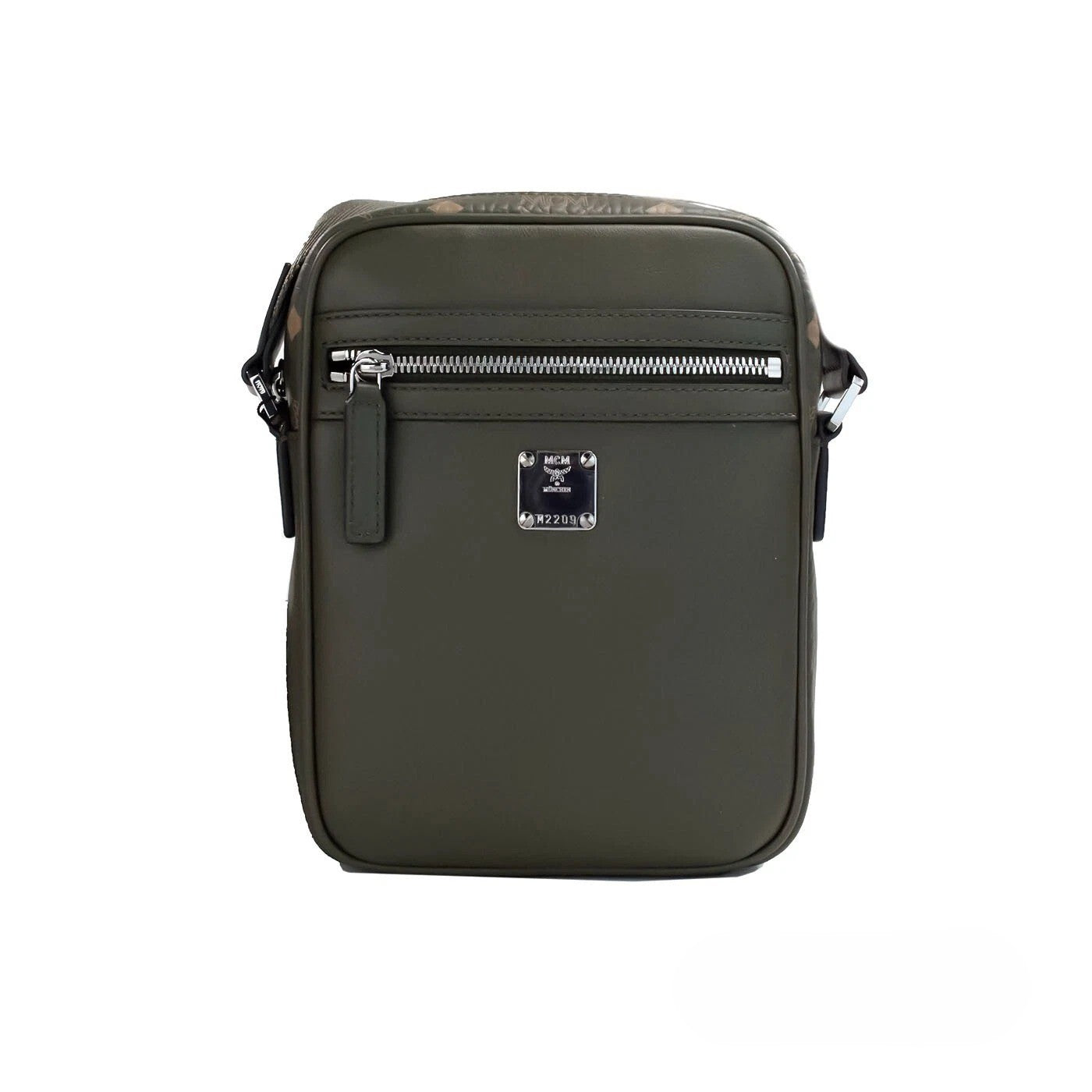 MCM MCM Visetos Leather Camera Crossbody Women's Bag