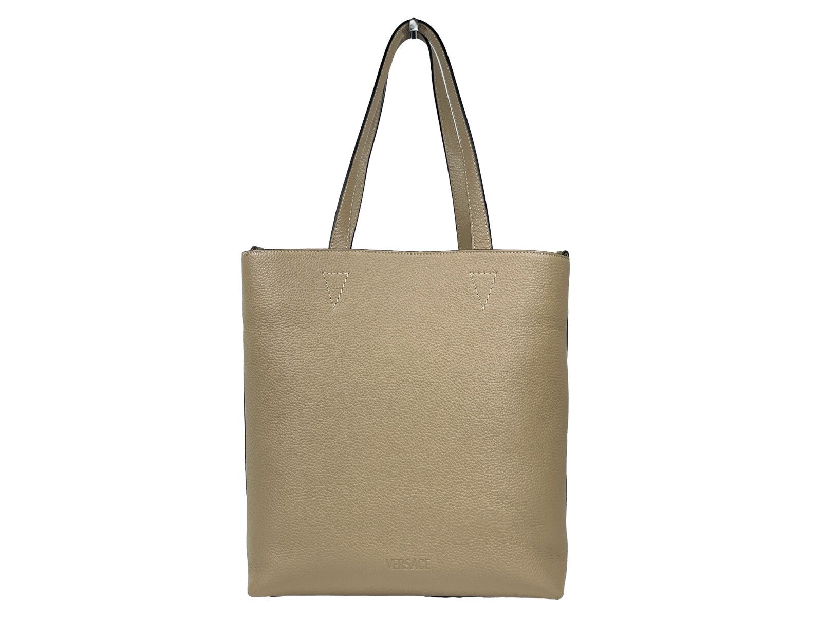 Versace Versace Medusa Large Leather Tote Bag With Women's Pouch