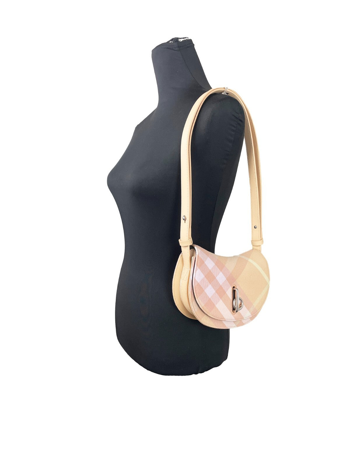 Burberry Burberry Mini Check Rocking Horse Crossbody Bag Women's Purse
