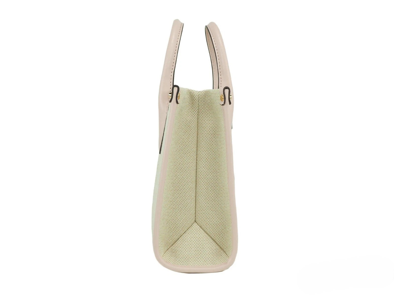 Michael Kors Michael Kors Mirella Small Powder Blush Canvas Shopper Crossbody Handbag Women's Purse