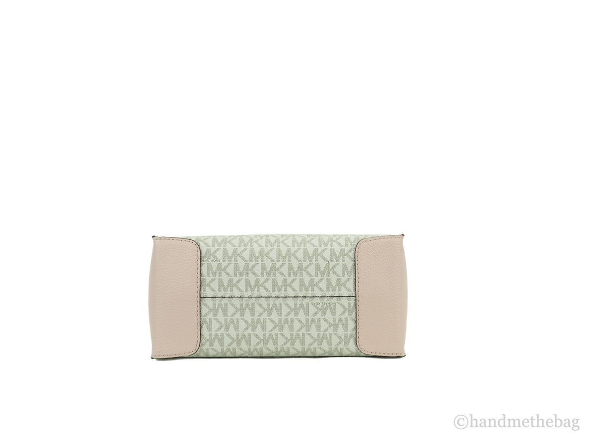 Michael Kors MICHAEL KORS Mercer 35S1GM9M2B Medium Logo And Leather Accordion Crossbody Bag In Powder Blush Women's Multi