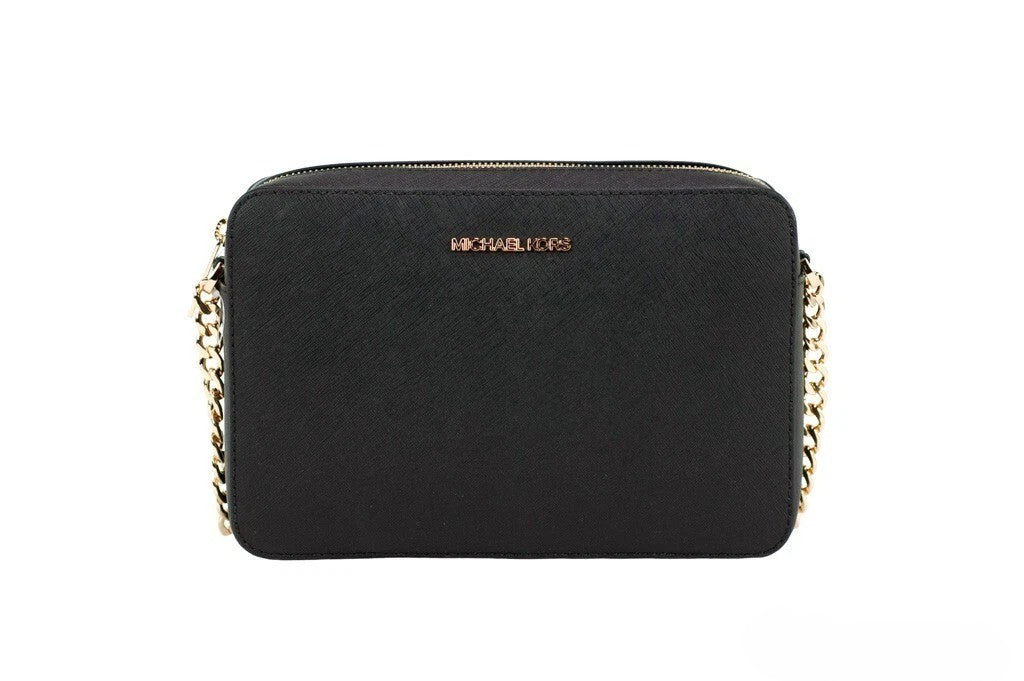 Michael Kors Michael Kors East West Crossbody Bag Women's (Black/Gold)