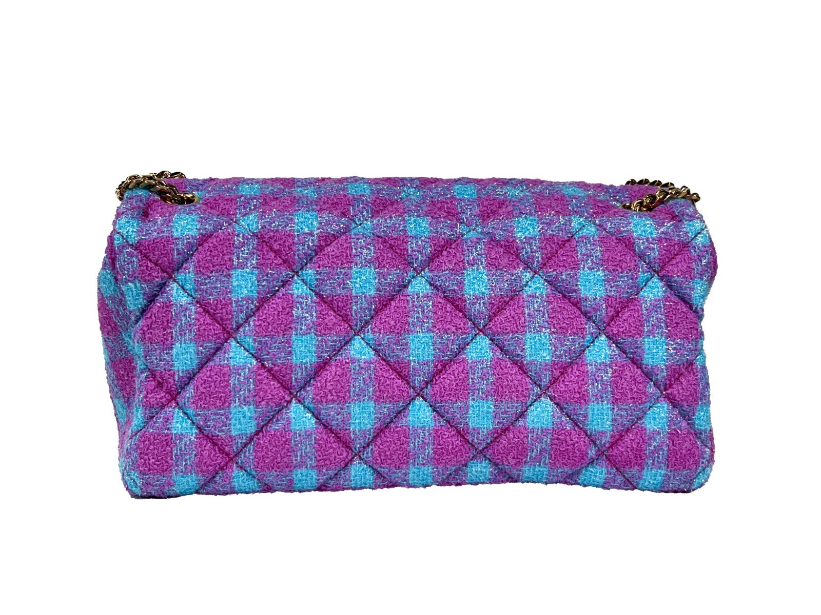 Versace Versace Wool Lurex Medium Shoulder Crossbody Women's Bag
