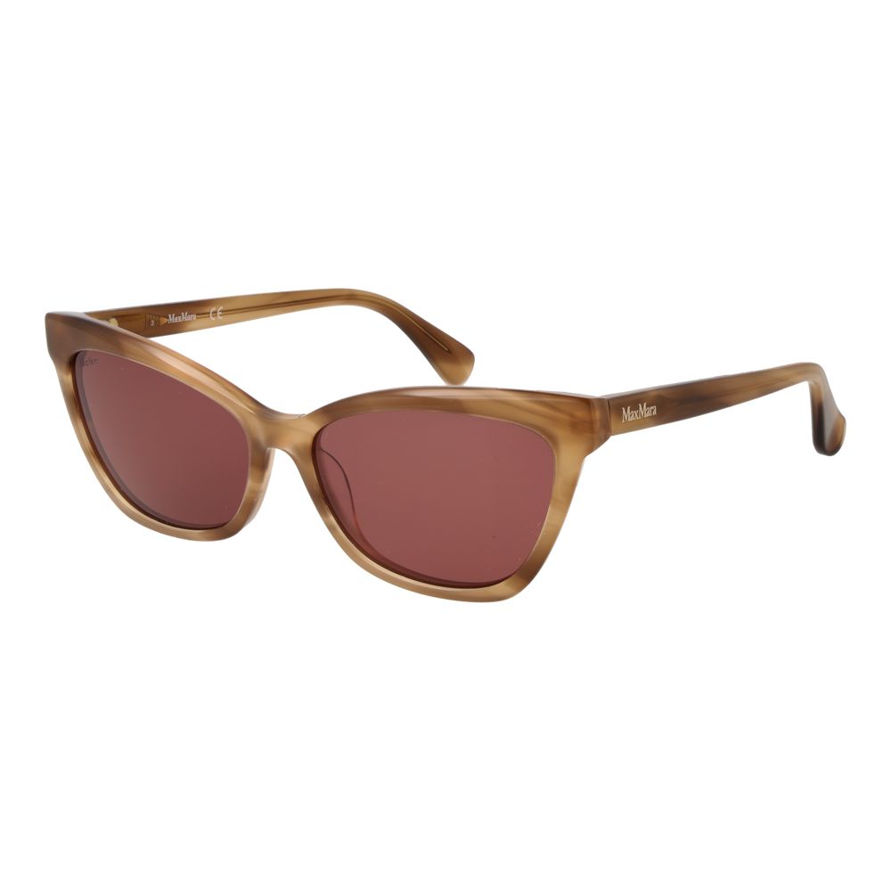 Max Mara Brown Acetate Women's Sunglasses