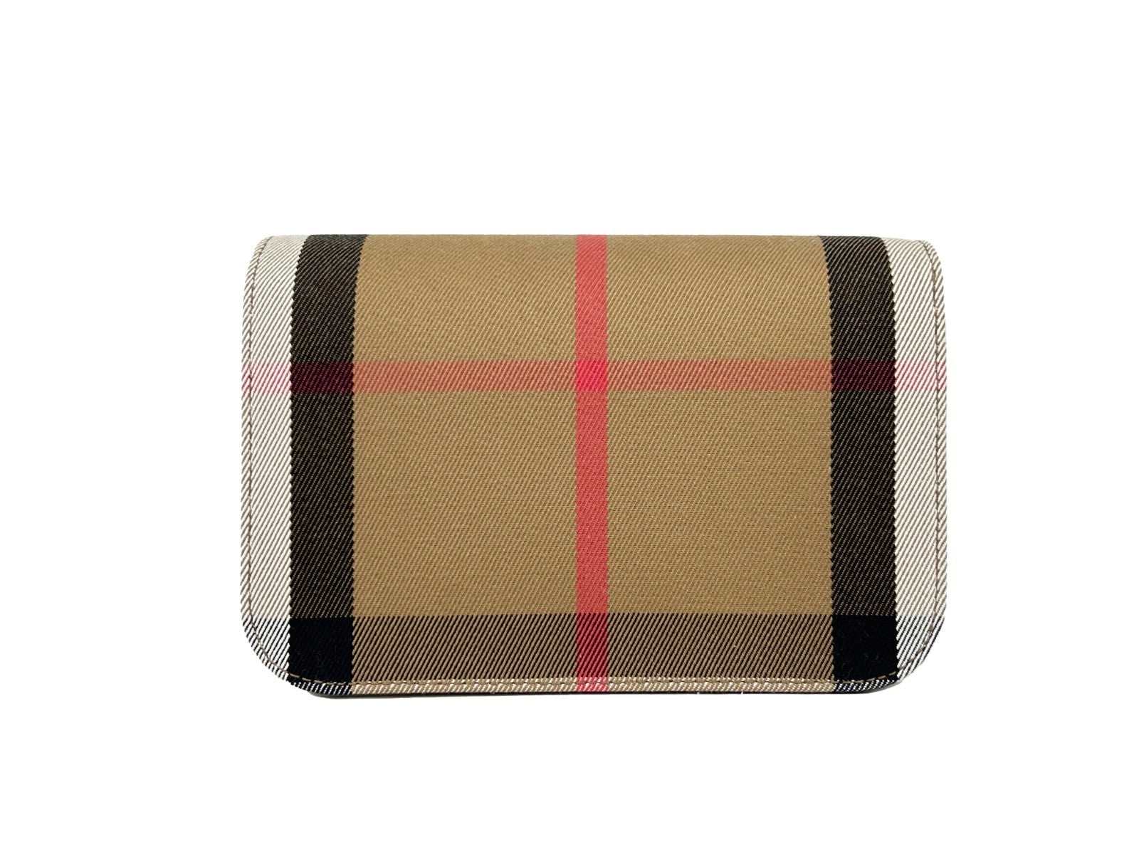 Burberry Burberry Small Leather Madison Crossbody Check Women's Bag