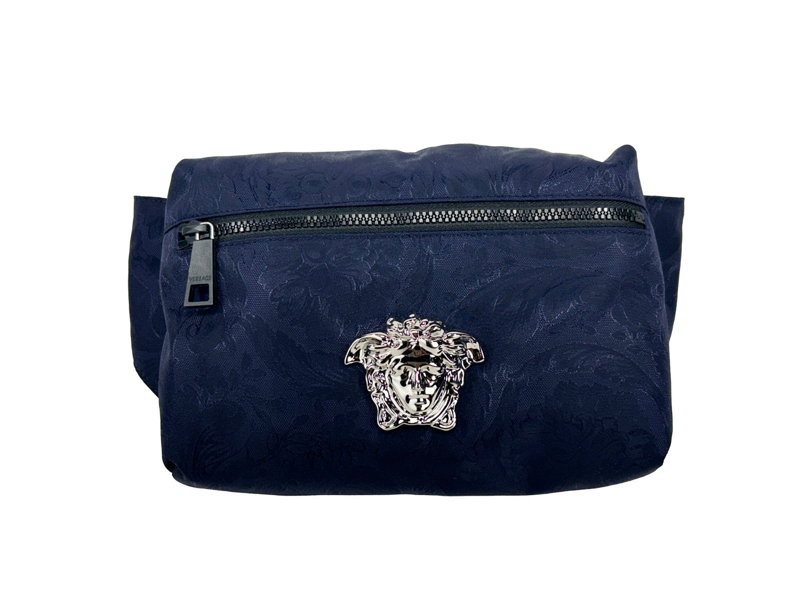 Versace Versace Medusa Navy Nylon Belt Bag Waist Fanny Pack Women's Purse