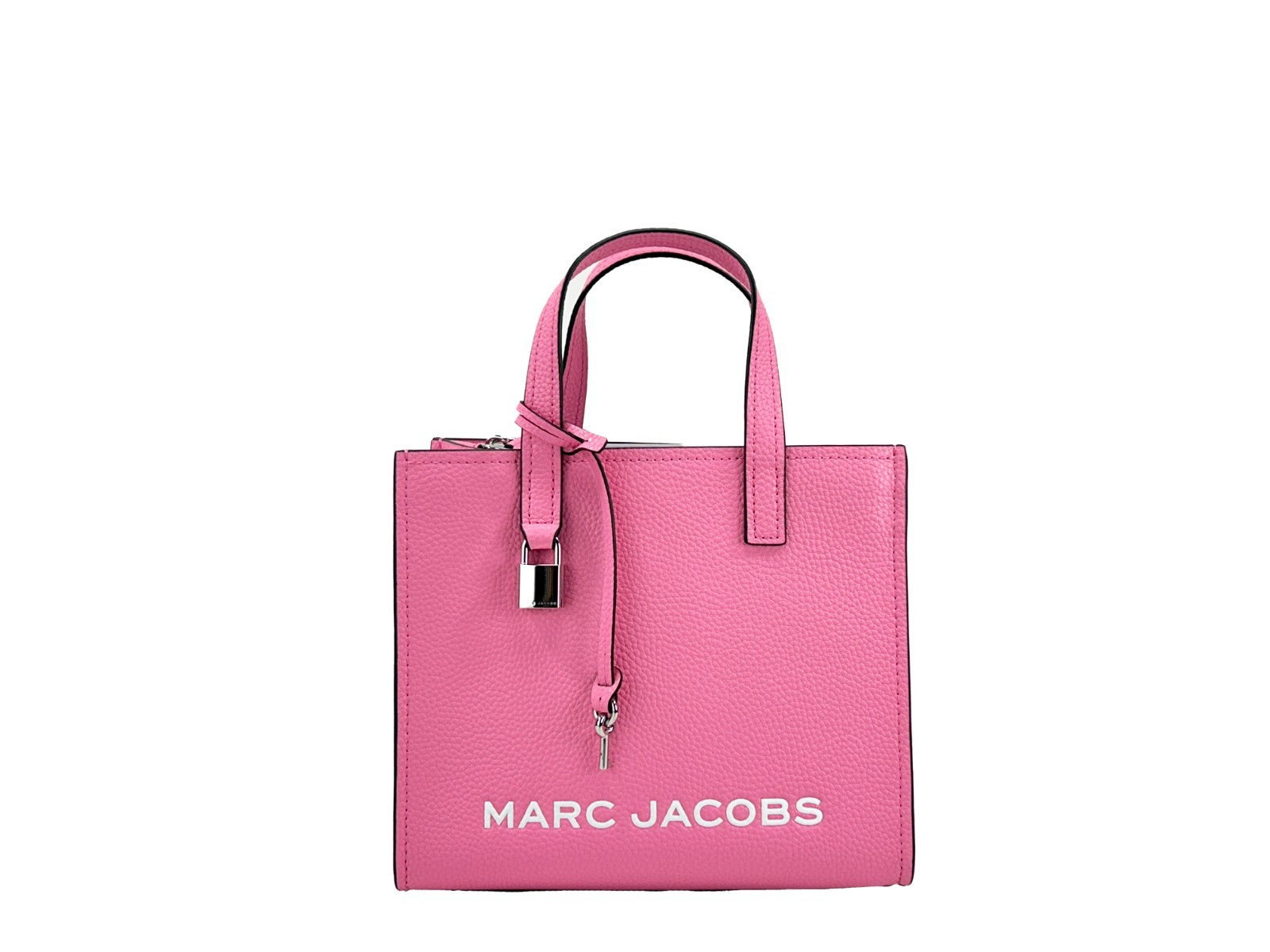 Marc Jacobs Marc Jacobs Mini Grind Pink Leather Crossbody Bag Women's Purse