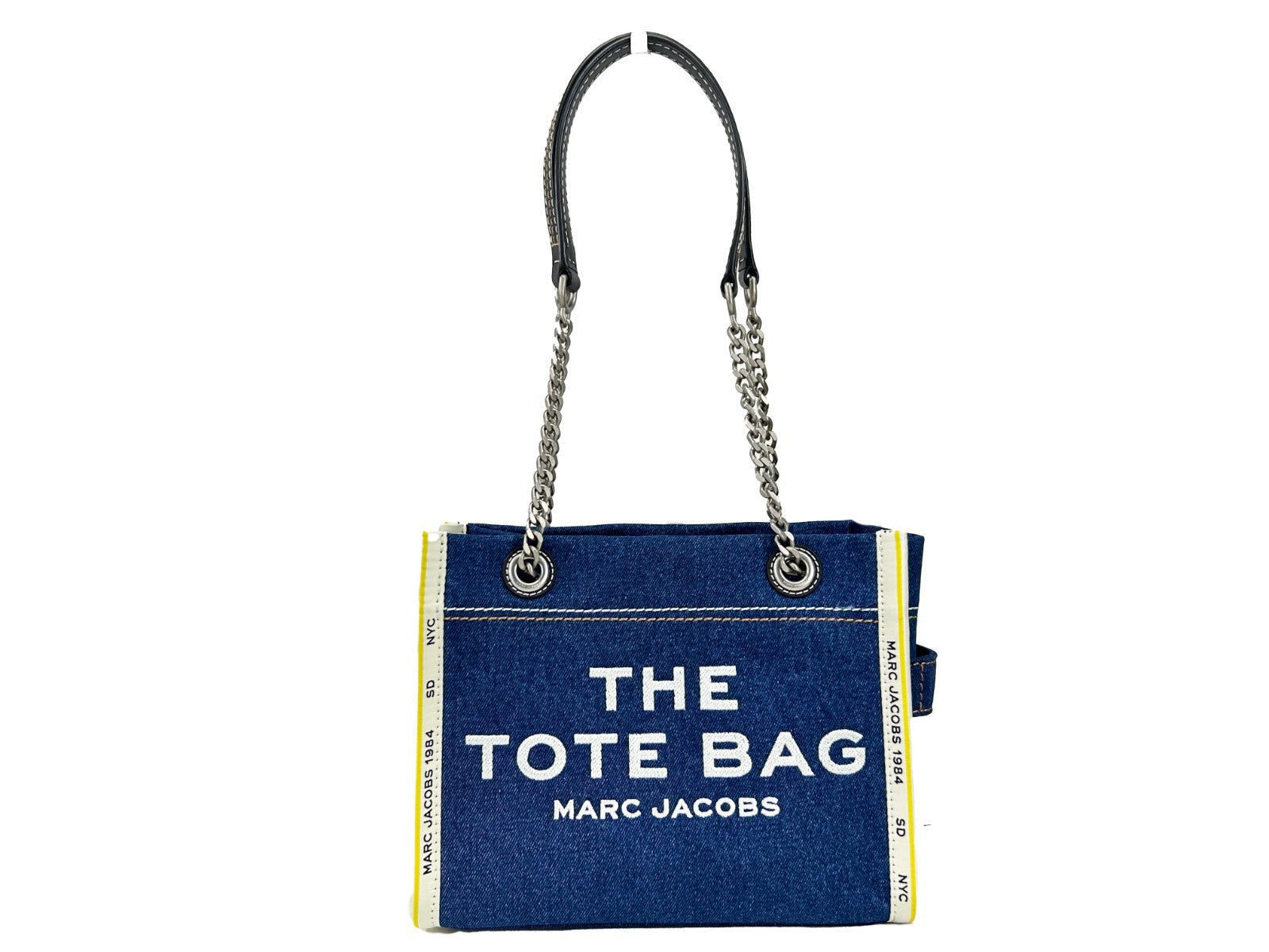 Marc Jacobs Marc Jacobs Denim Chain Small The Tote Women's Bag