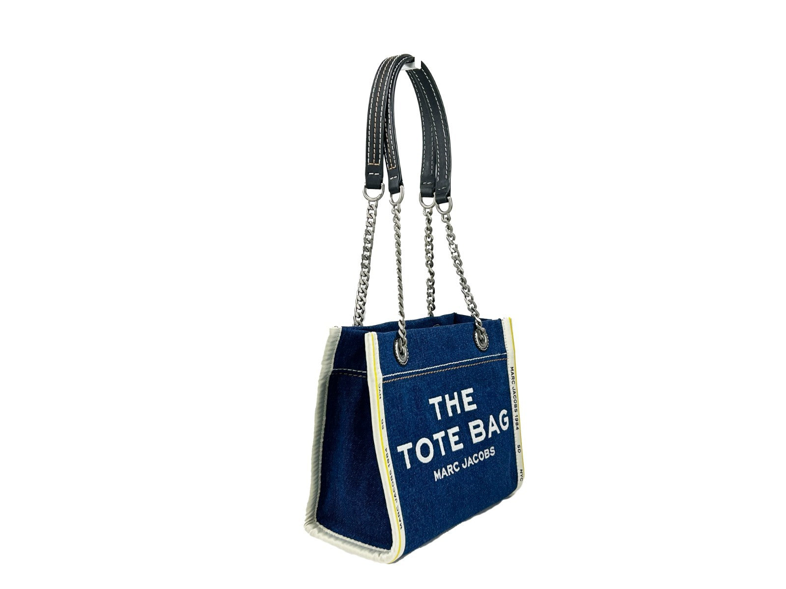 Marc Jacobs Marc Jacobs Denim Chain Small The Tote Women's Bag