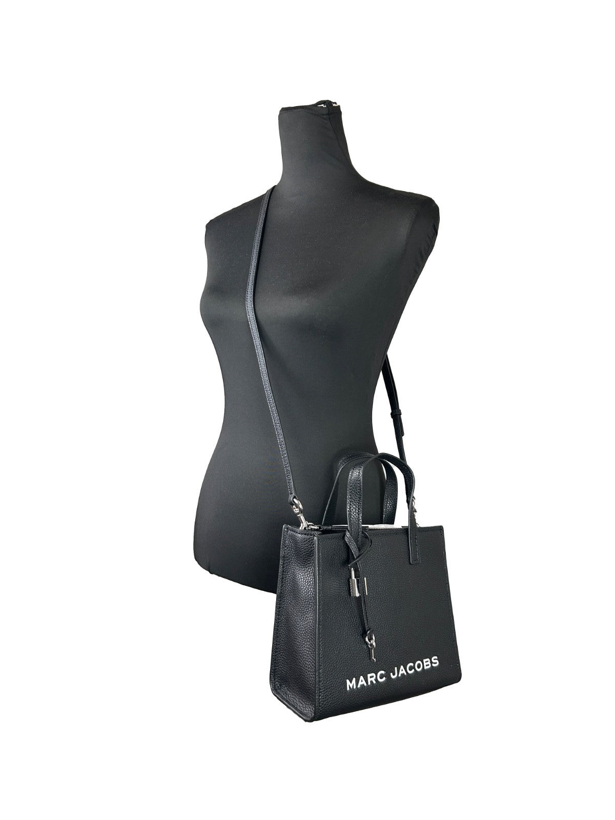 Marc Jacobs Marc Jacobs Mini Grind Black Leather Crossbody Women's Bag