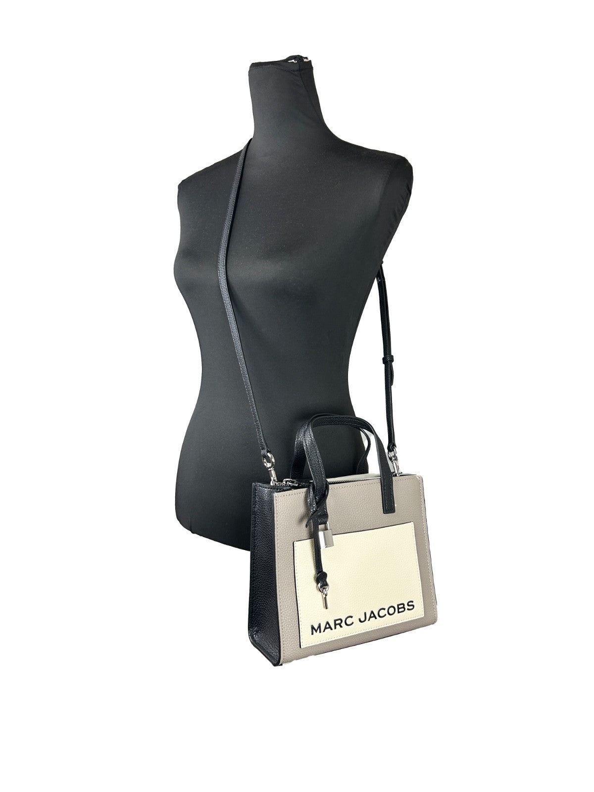 Marc Jacobs Marc Jacobs Grind Mini Leather Tote Crossbody Women's Bag