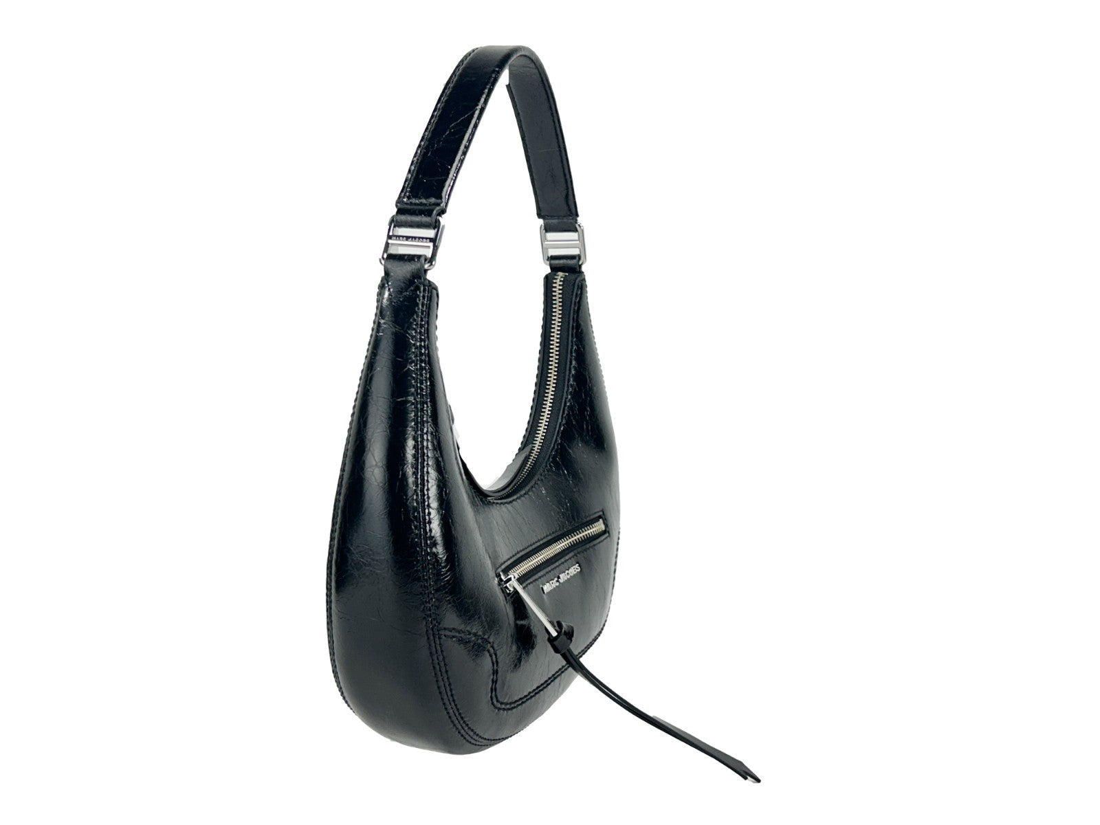Marc Jacobs Marc Jacobs Cruiser Small Crescent Crinkle Leather Women's Bag