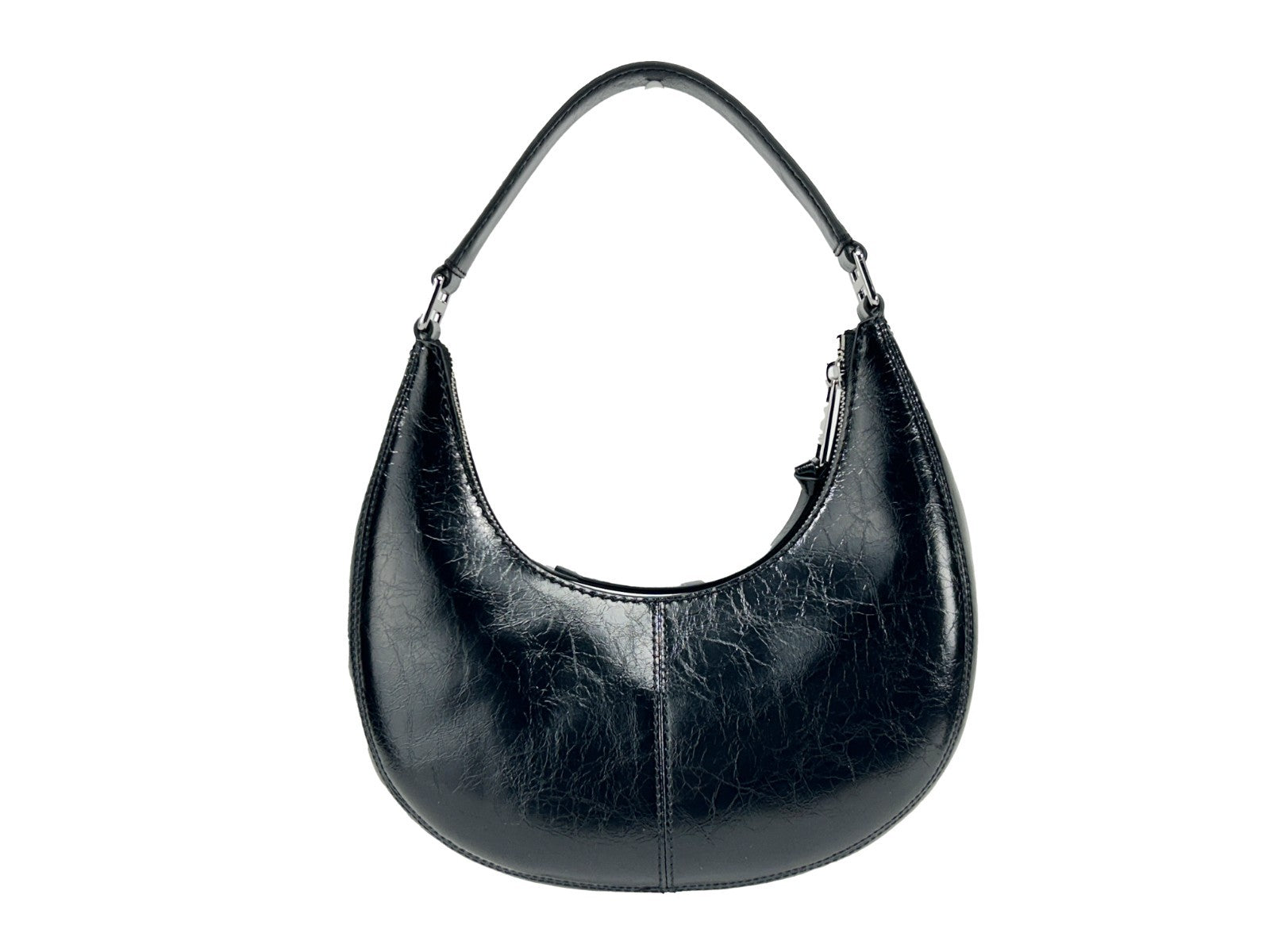 Marc Jacobs Marc Jacobs Cruiser Small Crescent Crinkle Leather Women's Bag