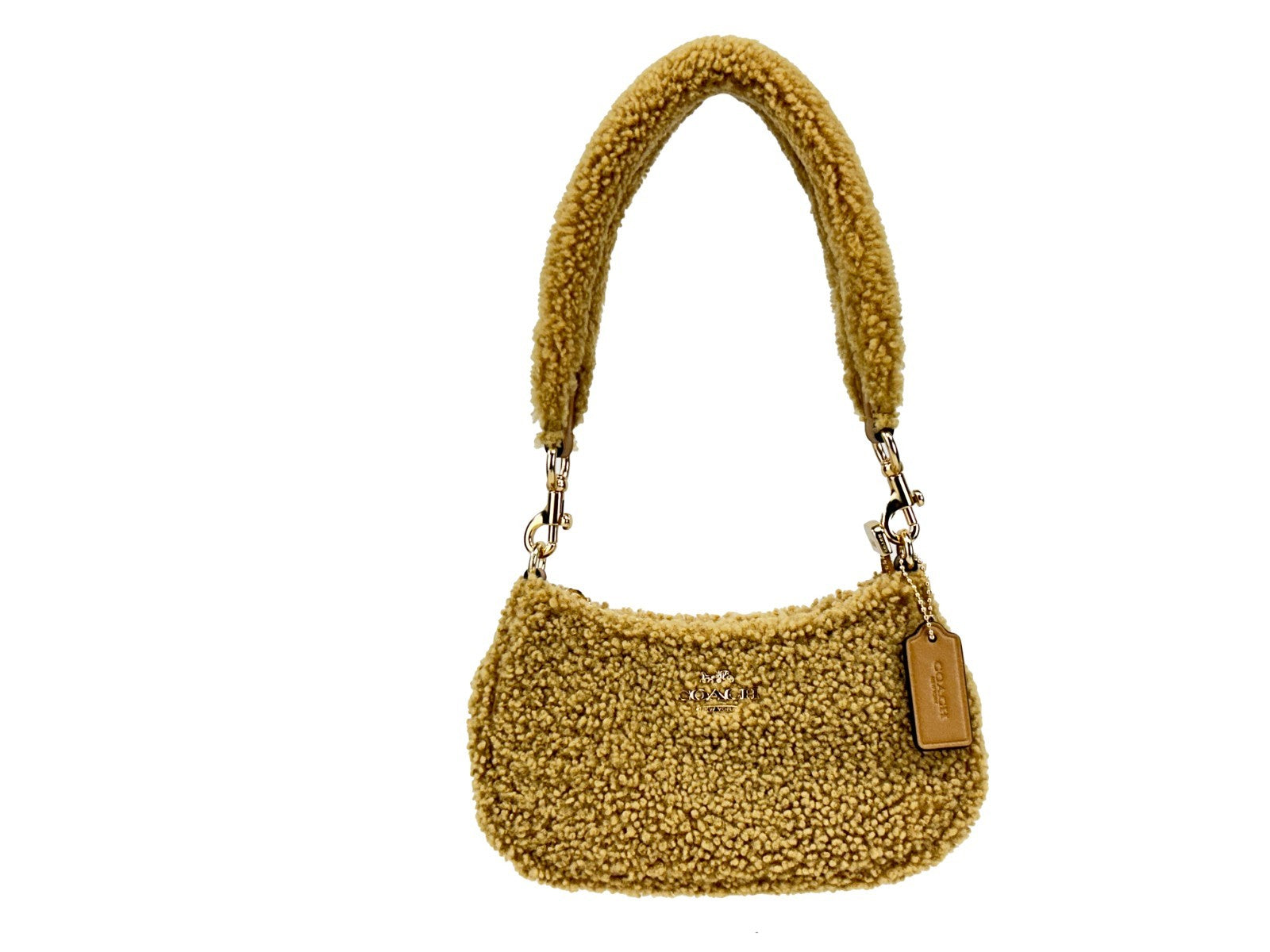COACH Coach Teri Mini Shearling Fur Crossbody Women's Bag