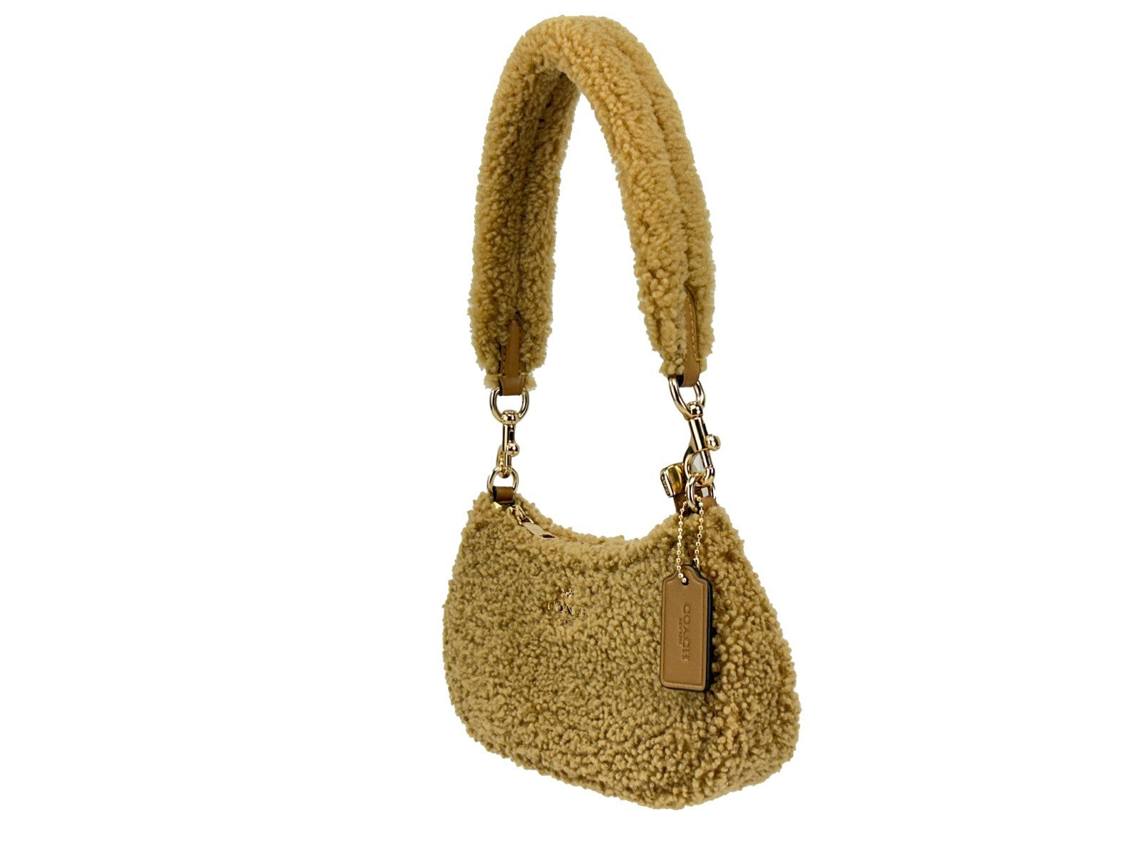 COACH Coach Teri Mini Shearling Fur Crossbody Women's Bag