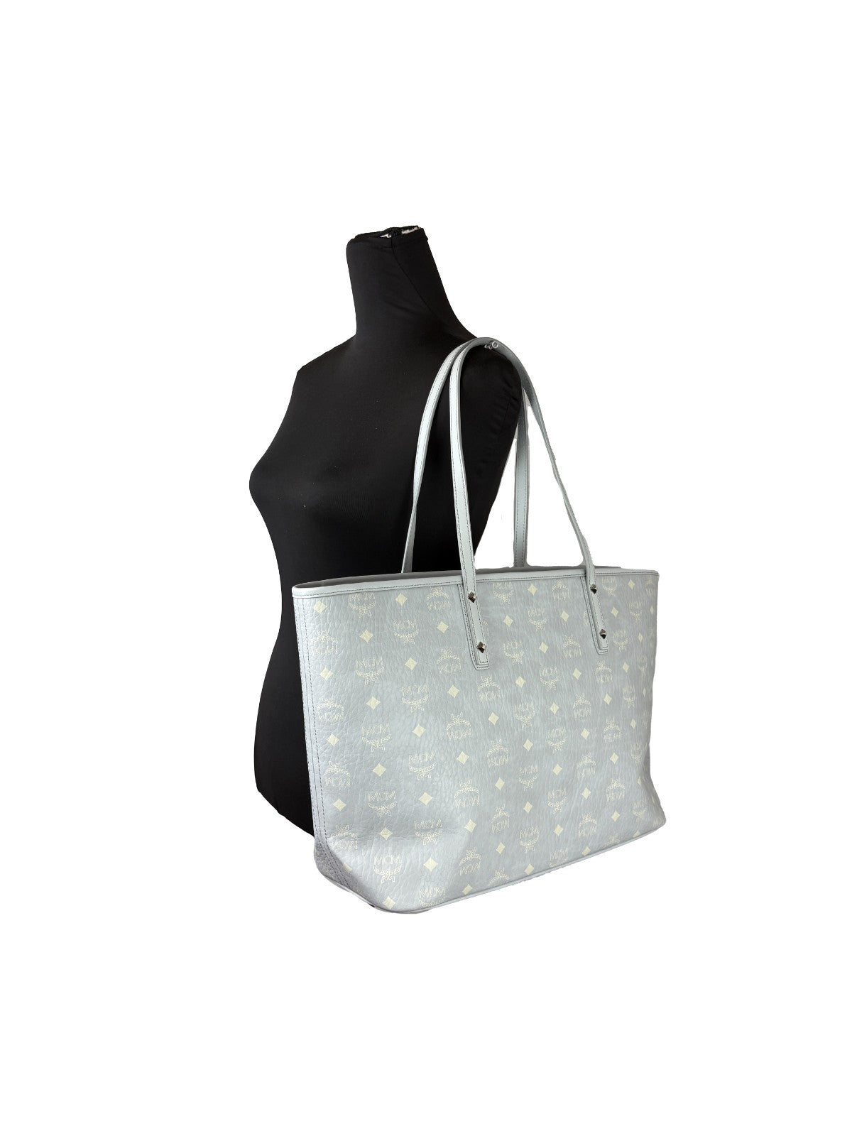 MCM MCM Aren Leather Shoulder Tote Women's Bag