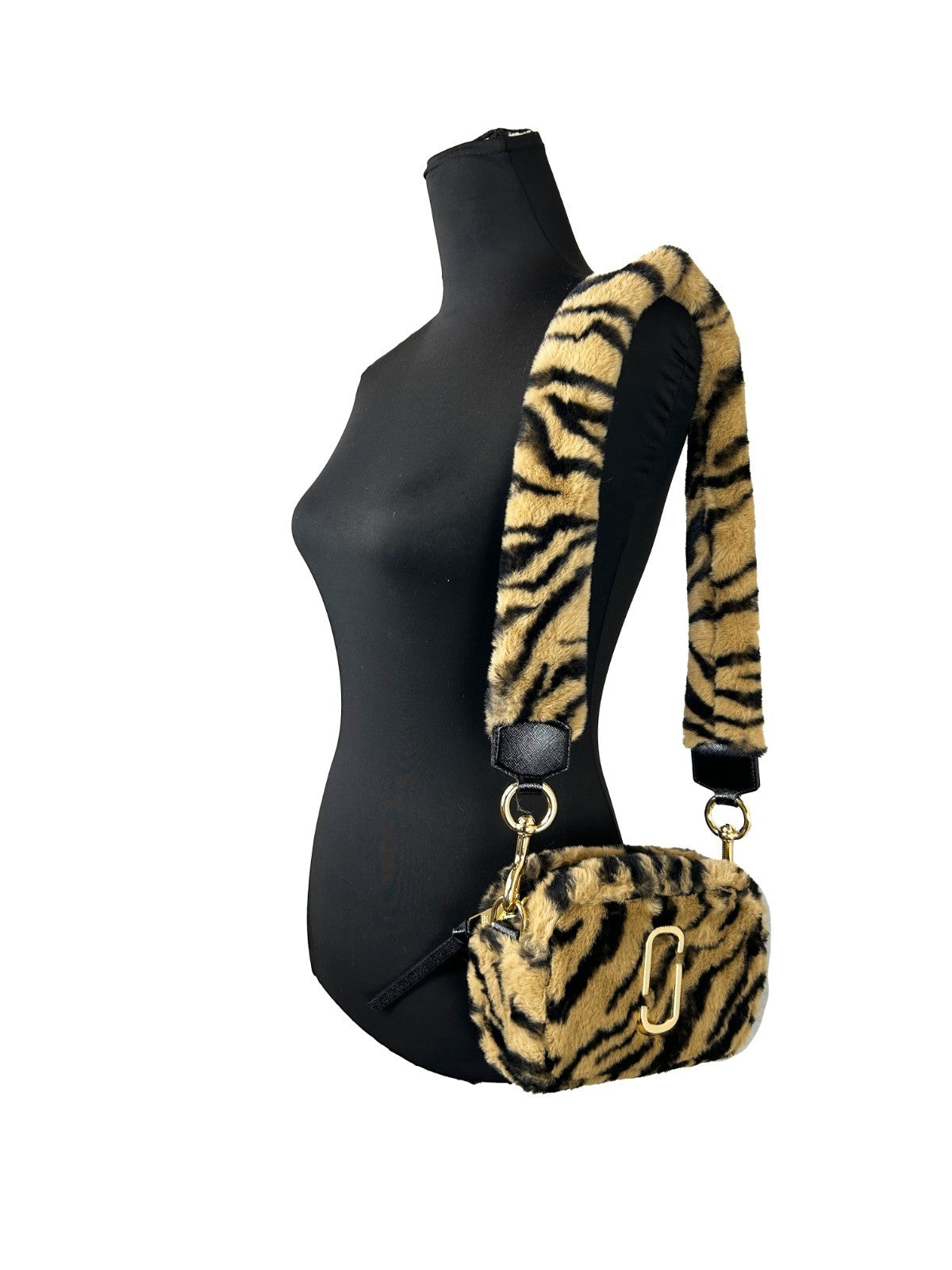 Marc Jacobs Marc Jacobs The Snapshot Tiger Fur Crossbody Women's Bag