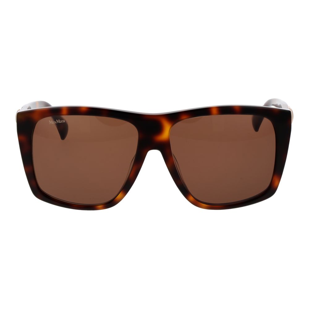 Max Mara Brown Acetate Women's Sunglasses