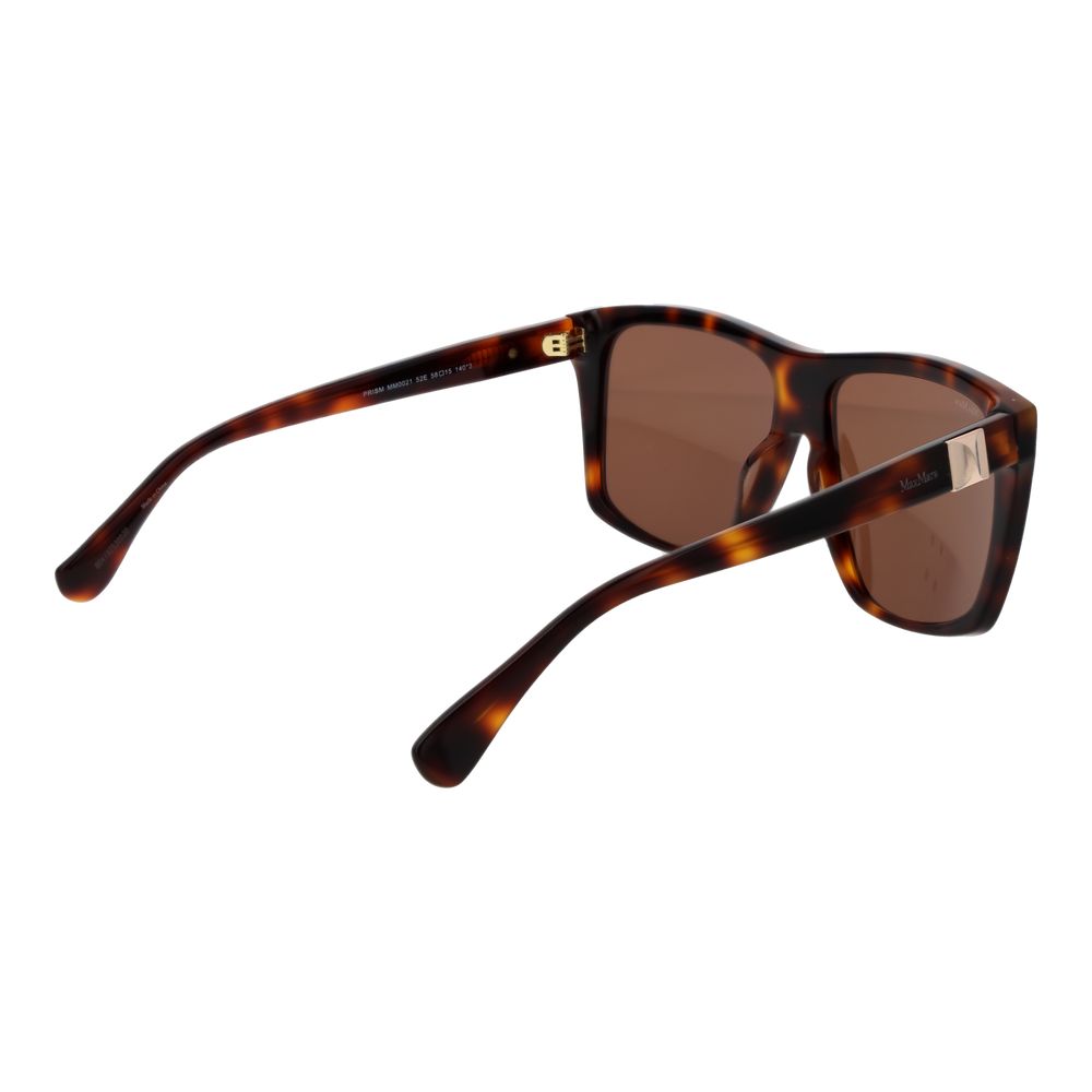 Max Mara Brown Acetate Women's Sunglasses