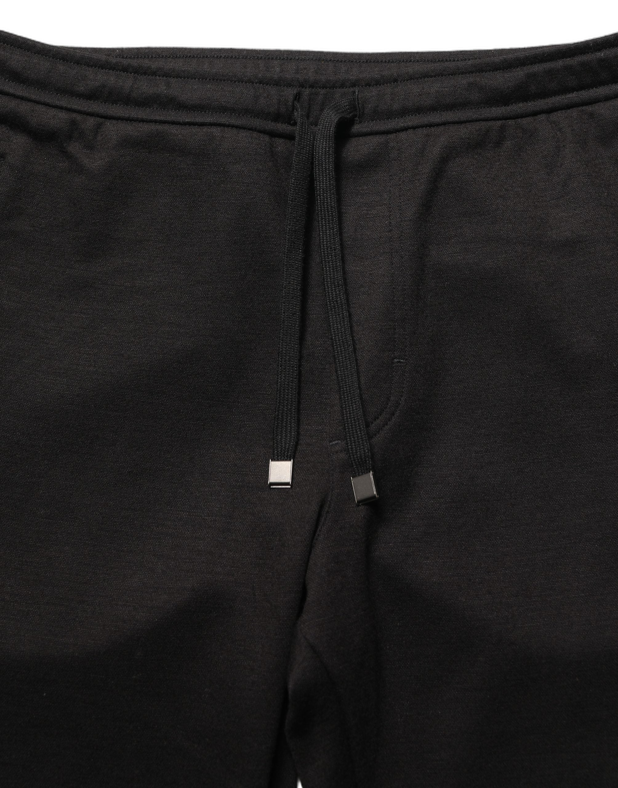 Dolce & Gabbana Black Wool Jogger Men SweatMen's Trouser Men's Pants
