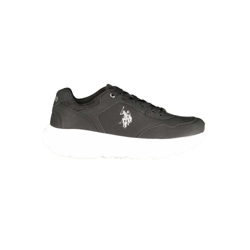 U.S. POLO ASSN. Black Polyurethane Women's Women's Sneaker