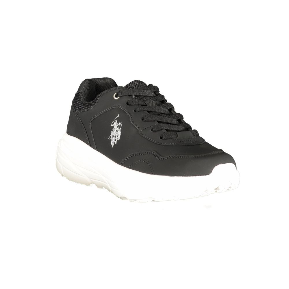 U.S. POLO ASSN. Black Polyurethane Women's Women's Sneaker