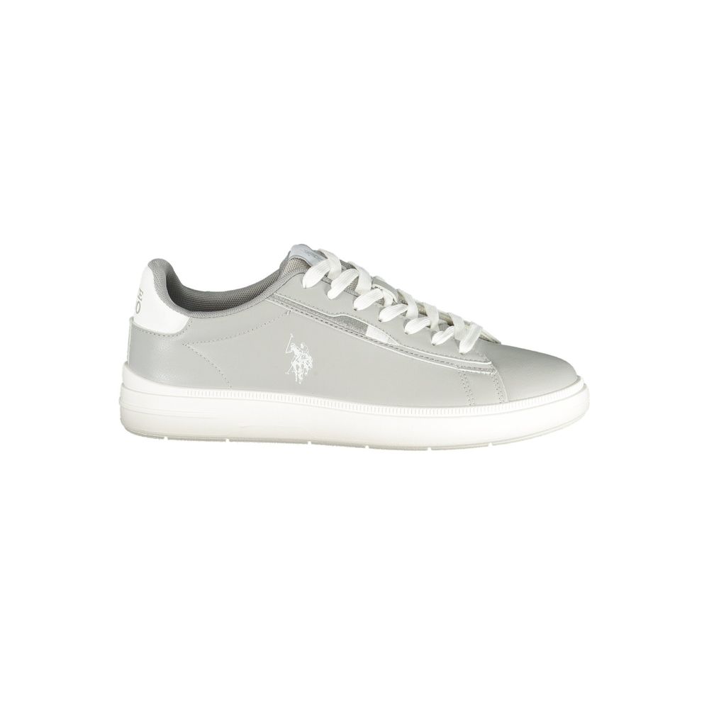 U.S. POLO ASSN. Gray Polyester Men's Men's Sneaker