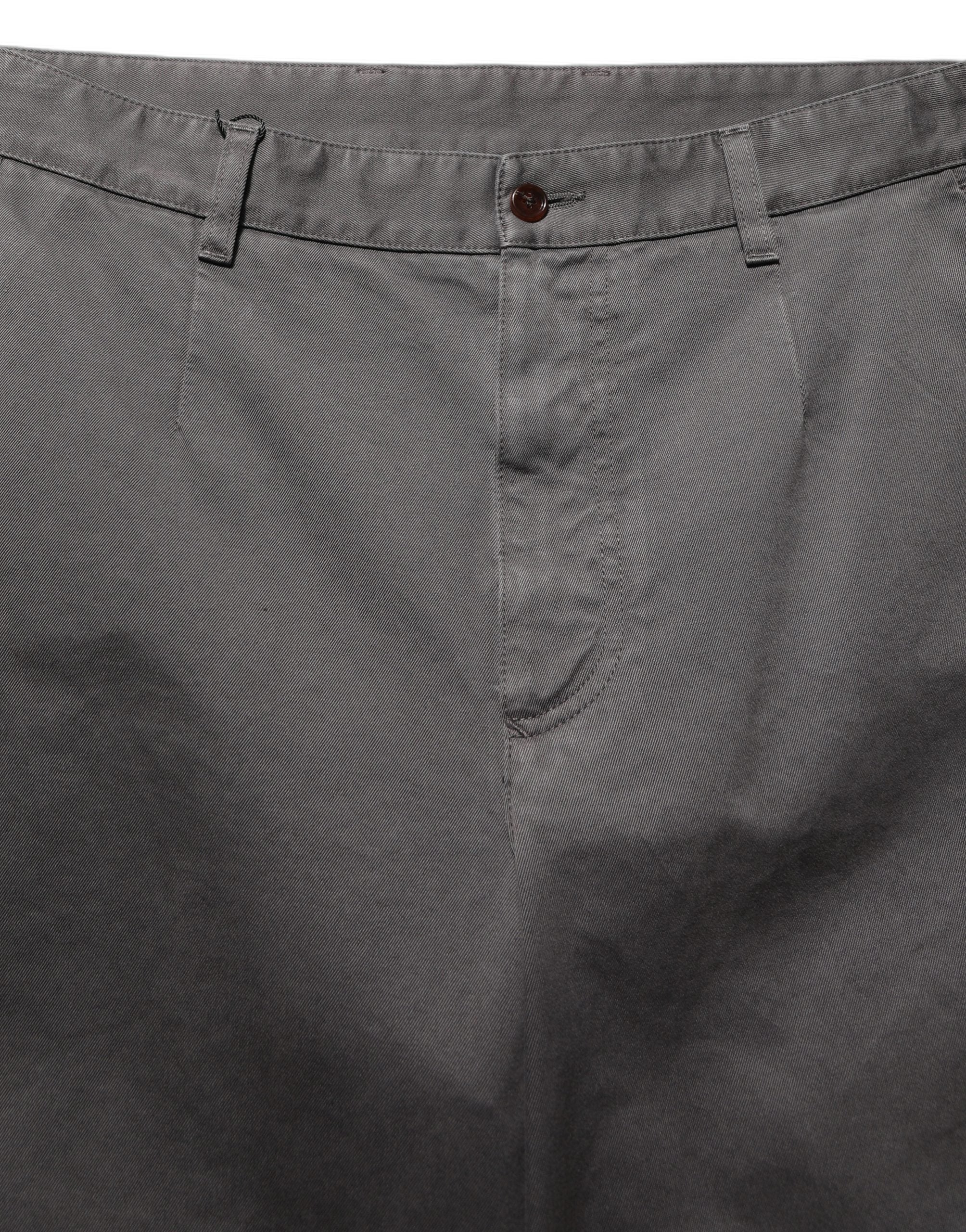 Dolce & Gabbana Dark Gray MidWaist Straight Men Trouser Men's Pants (Pre-Owned)