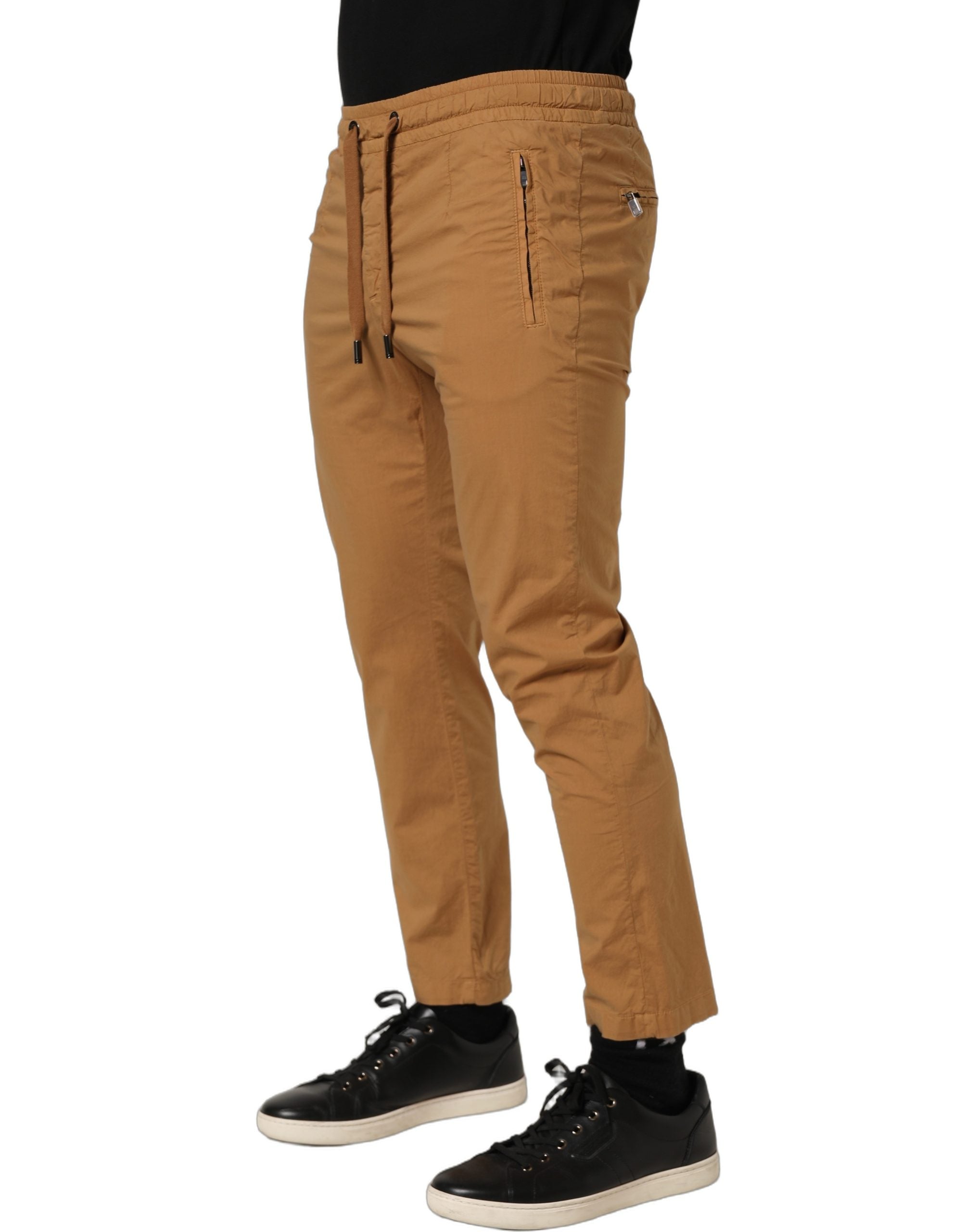 Dolce & Gabbana Brown MidWaist Skinny Jogger SweatMen's Men's Pants (Pre-Owned)