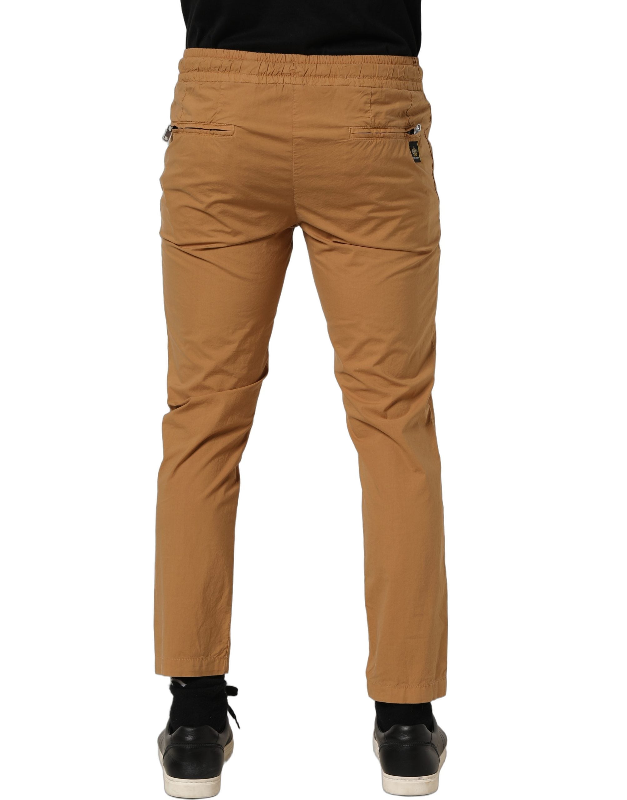 Dolce & Gabbana Brown MidWaist Skinny Jogger SweatMen's Men's Pants (Pre-Owned)