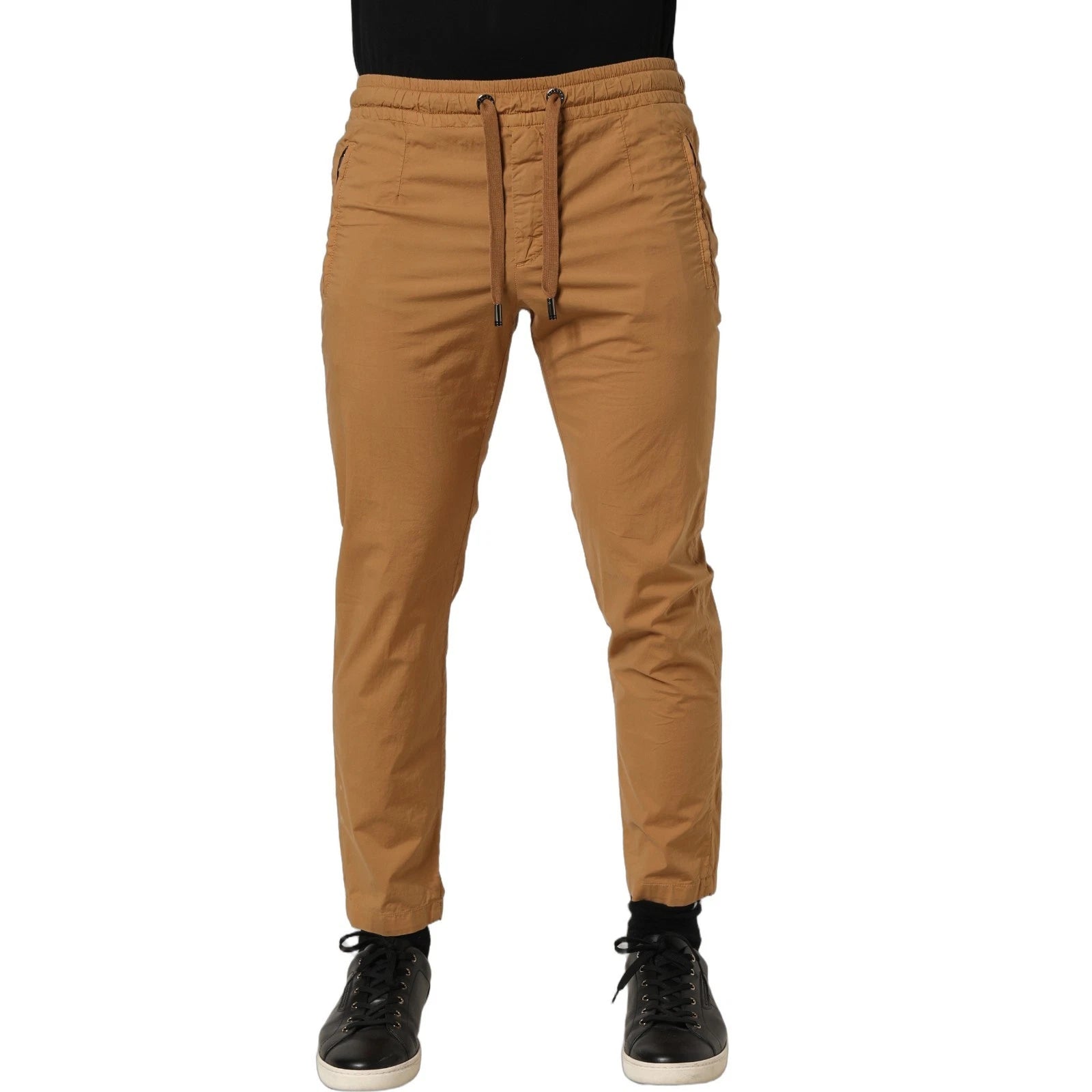 Dolce & Gabbana Brown MidWaist Skinny Jogger SweatMen's Men's Pants (Pre-Owned)