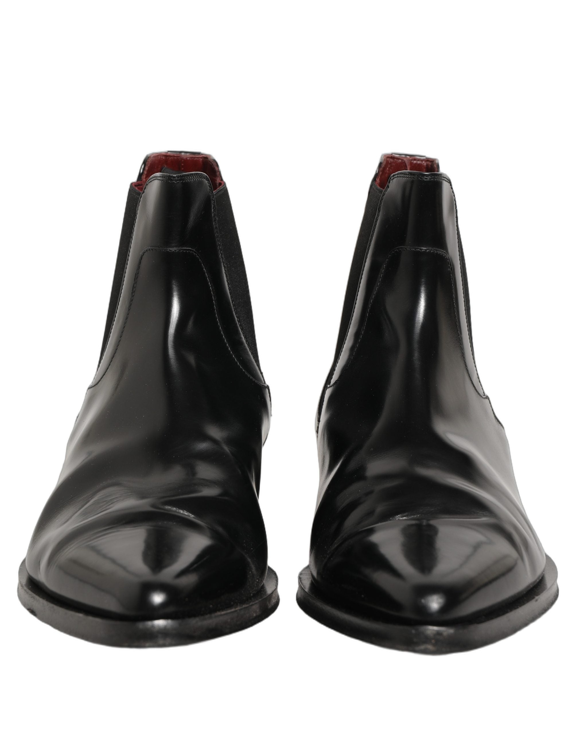 Dolce & Gabbana Black Chelsea Slip On Men Ankle Boots Men's Shoes (Pre-Owned)
