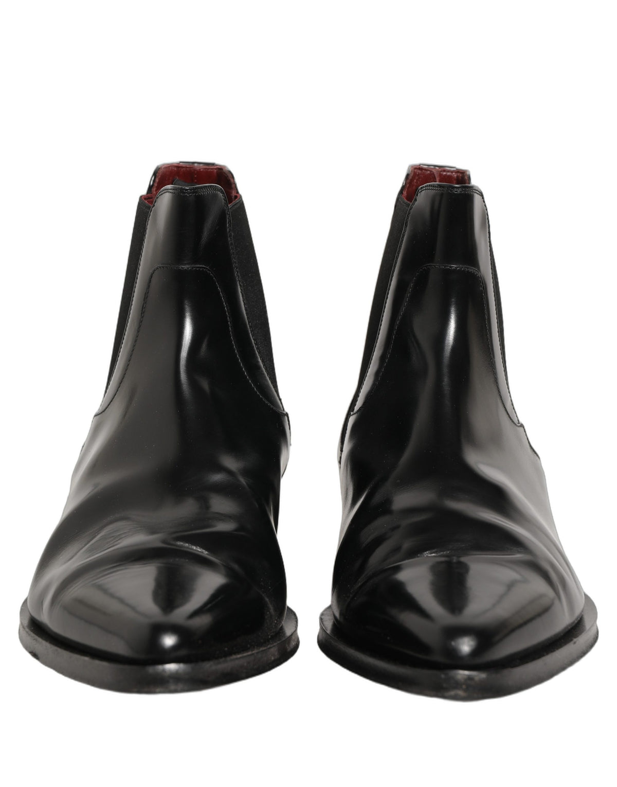 Dolce & Gabbana Black Chelsea Slip On Men Ankle Boots Men's Shoes (Pre-Owned)