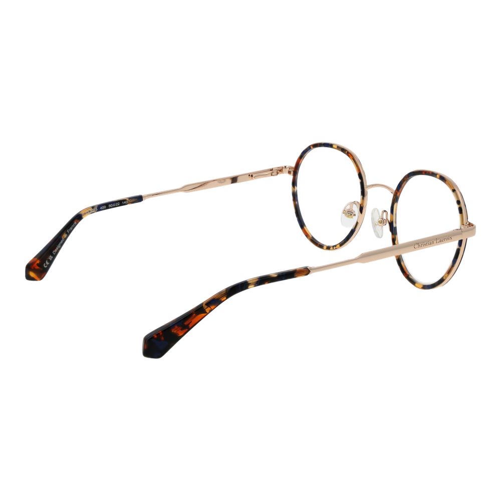 Christian Lacroix Gold Metal & Plastic Glasses Women's (Frames)