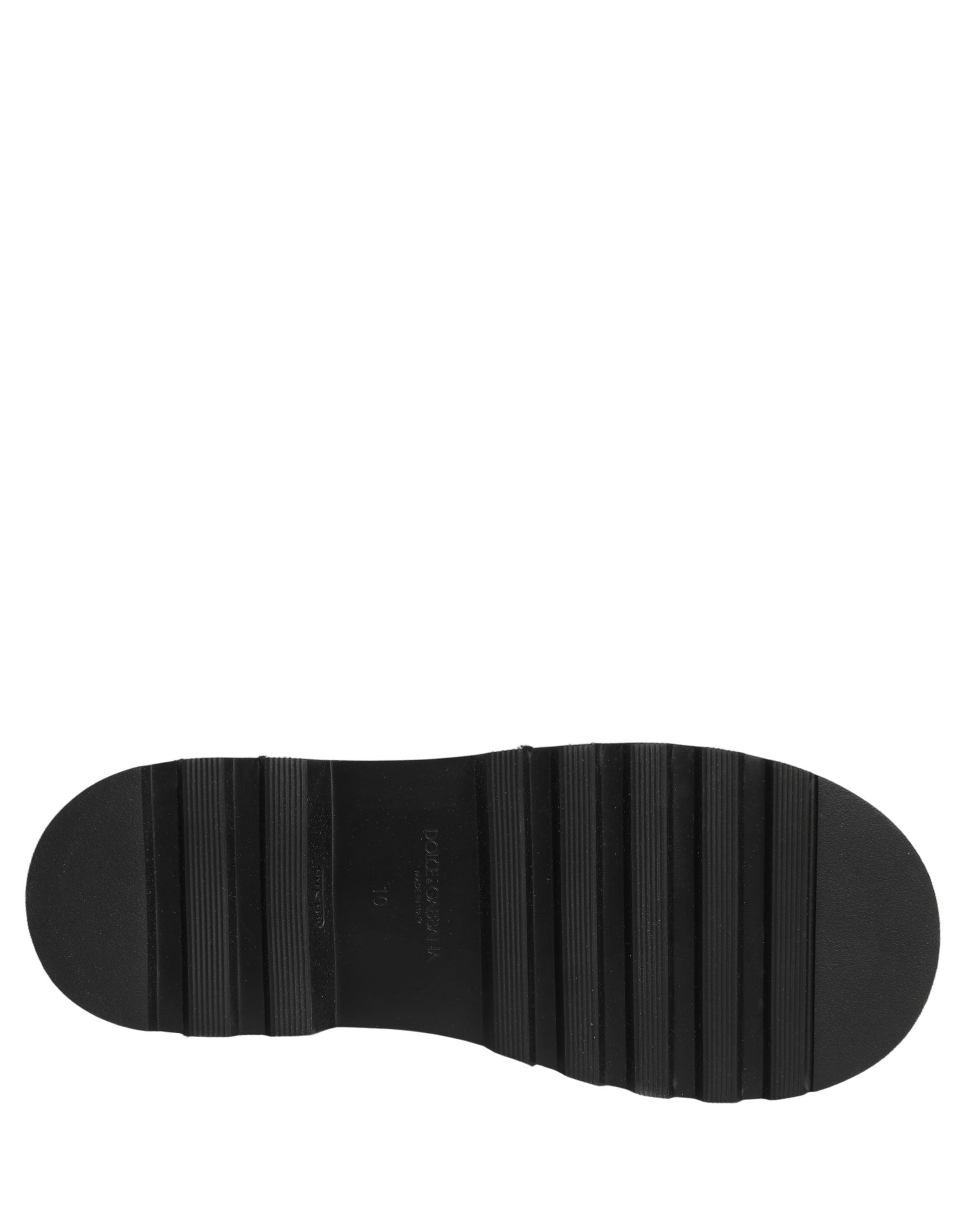 Dolce & Gabbana Black Chelsea Boots Leather Slip On Men Men's Shoes