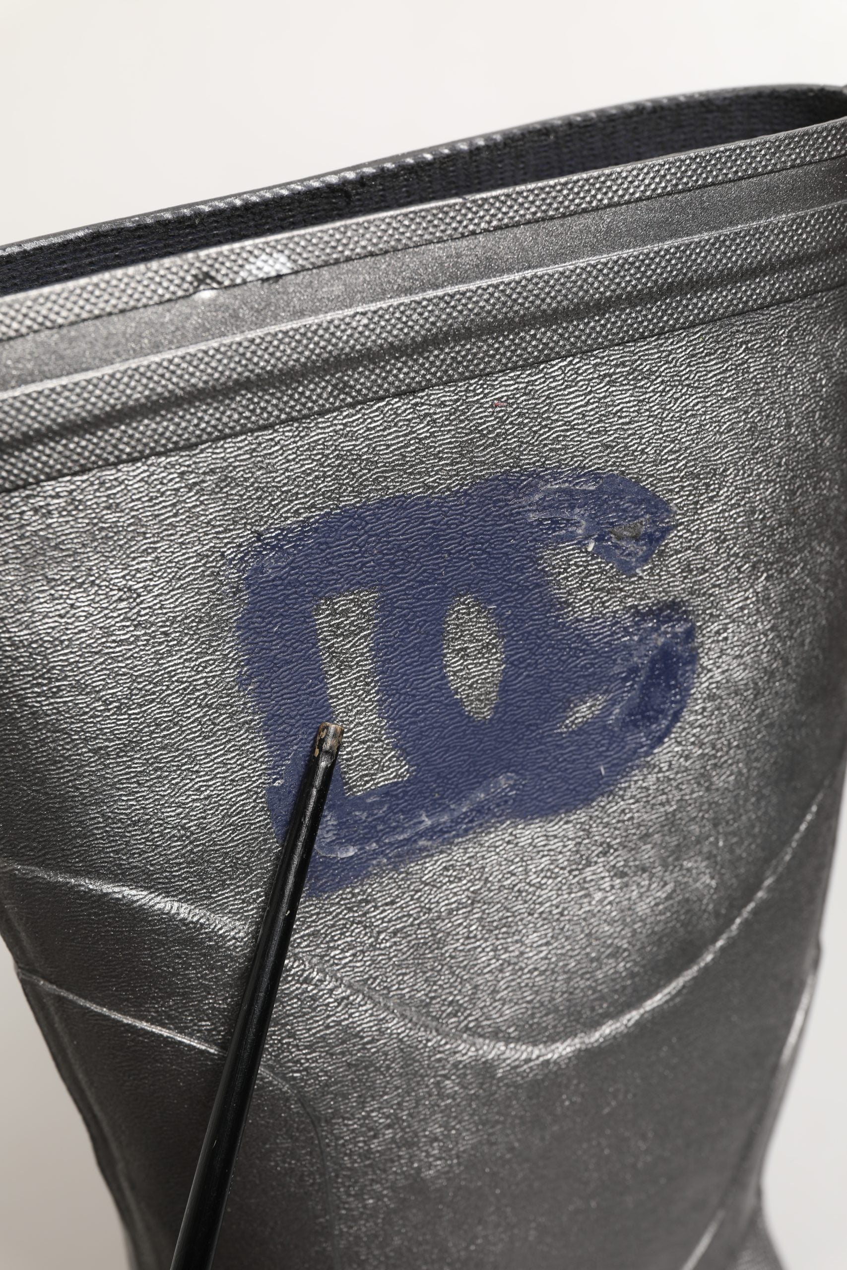 Dolce & Gabbana Metallic Silver Pull On Rain Boots Men Men's Shoes (Pre-Owned)