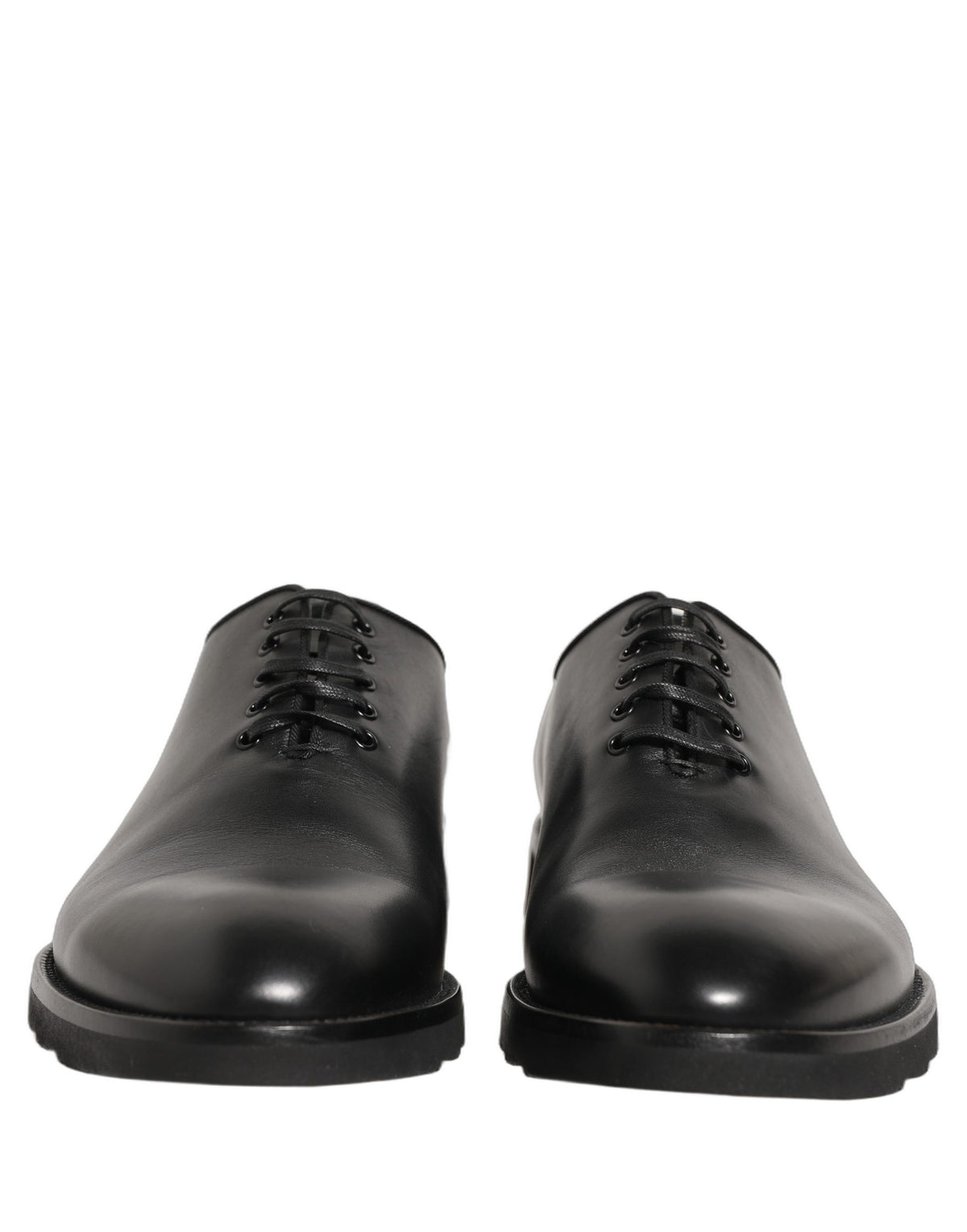 Dolce & Gabbana Black Leather Men Oxford Dress Formal Men's Shoes