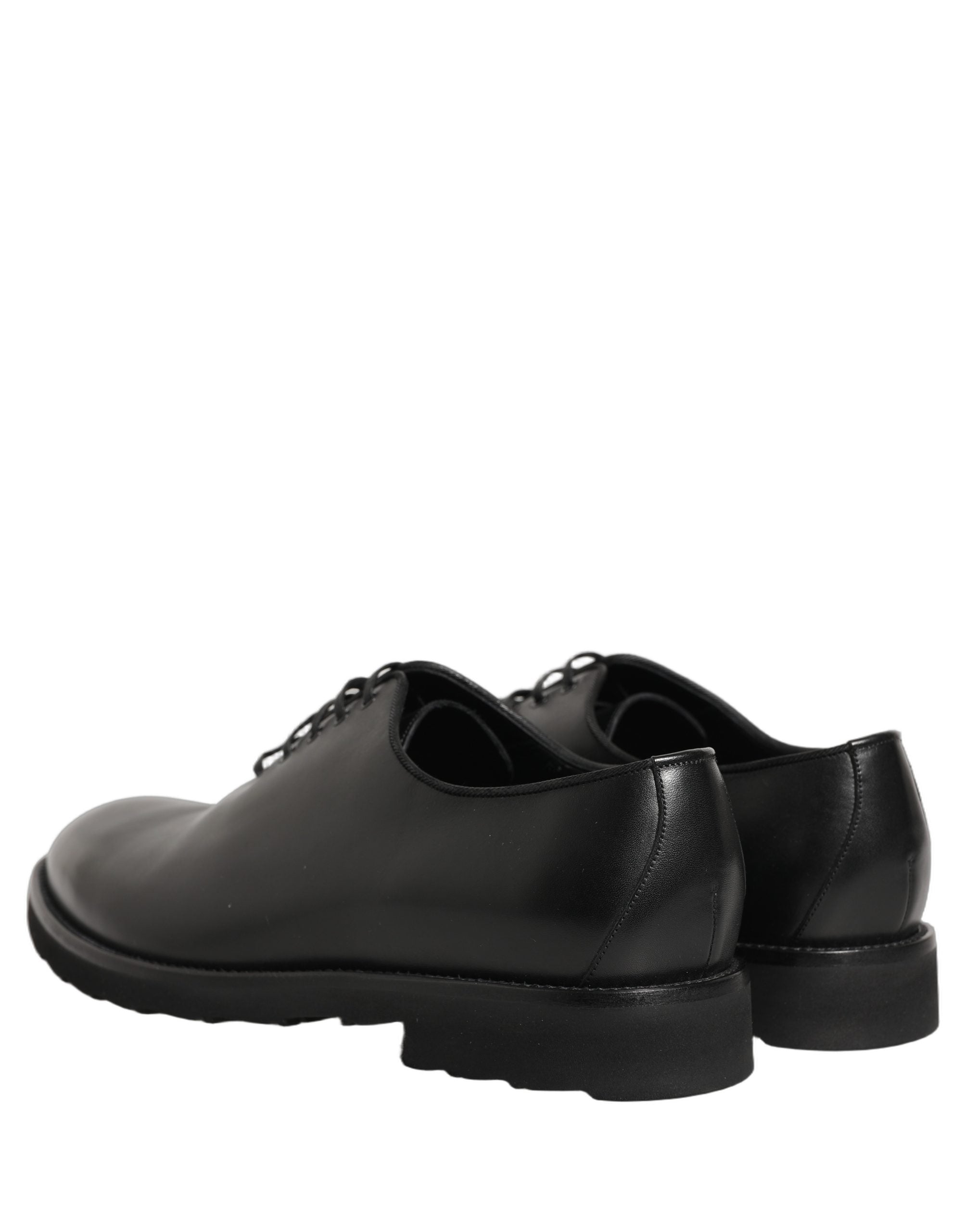 Dolce & Gabbana Black Leather Men Oxford Dress Formal Men's Shoes