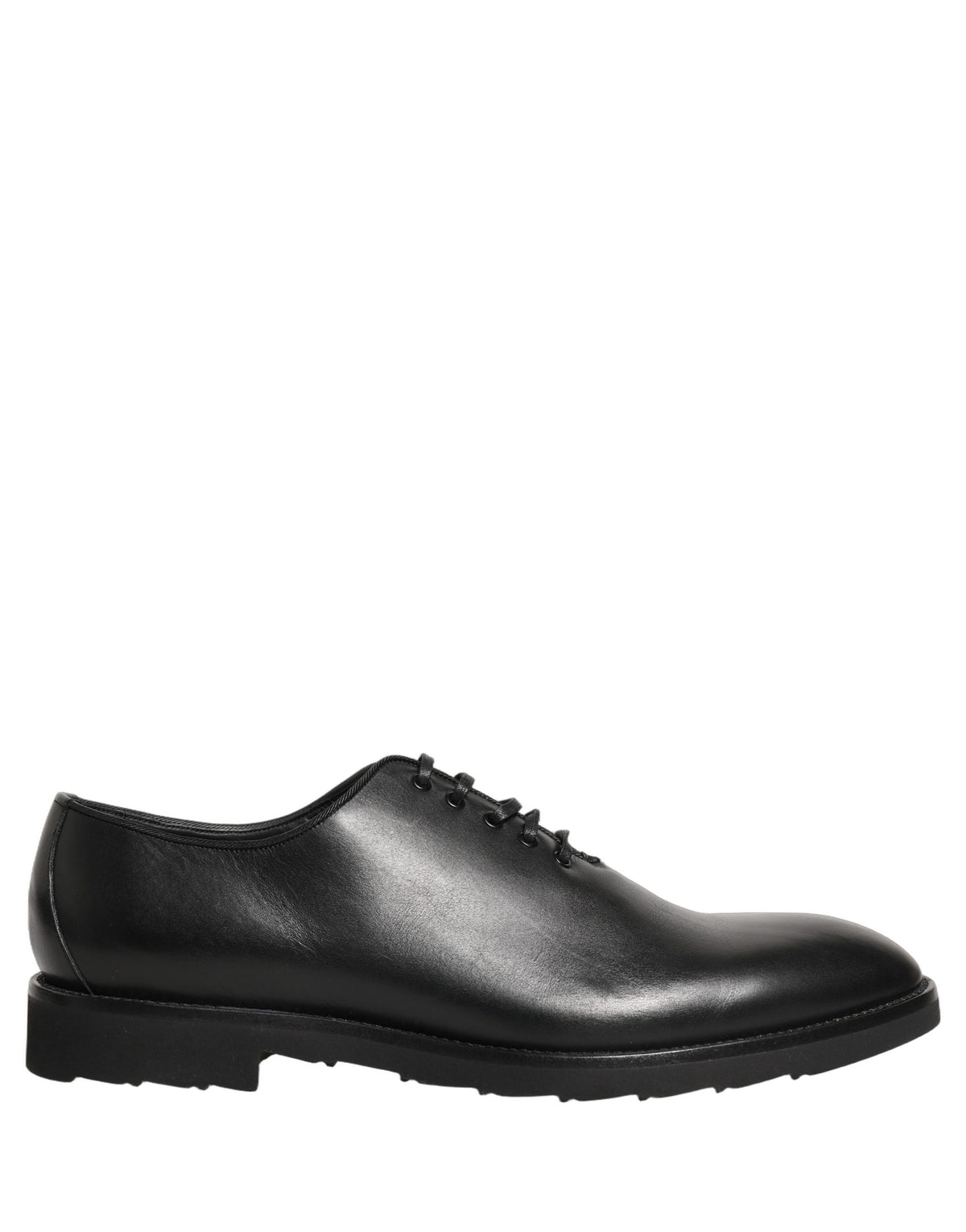 Dolce & Gabbana Black Leather Men Oxford Dress Formal Men's Shoes