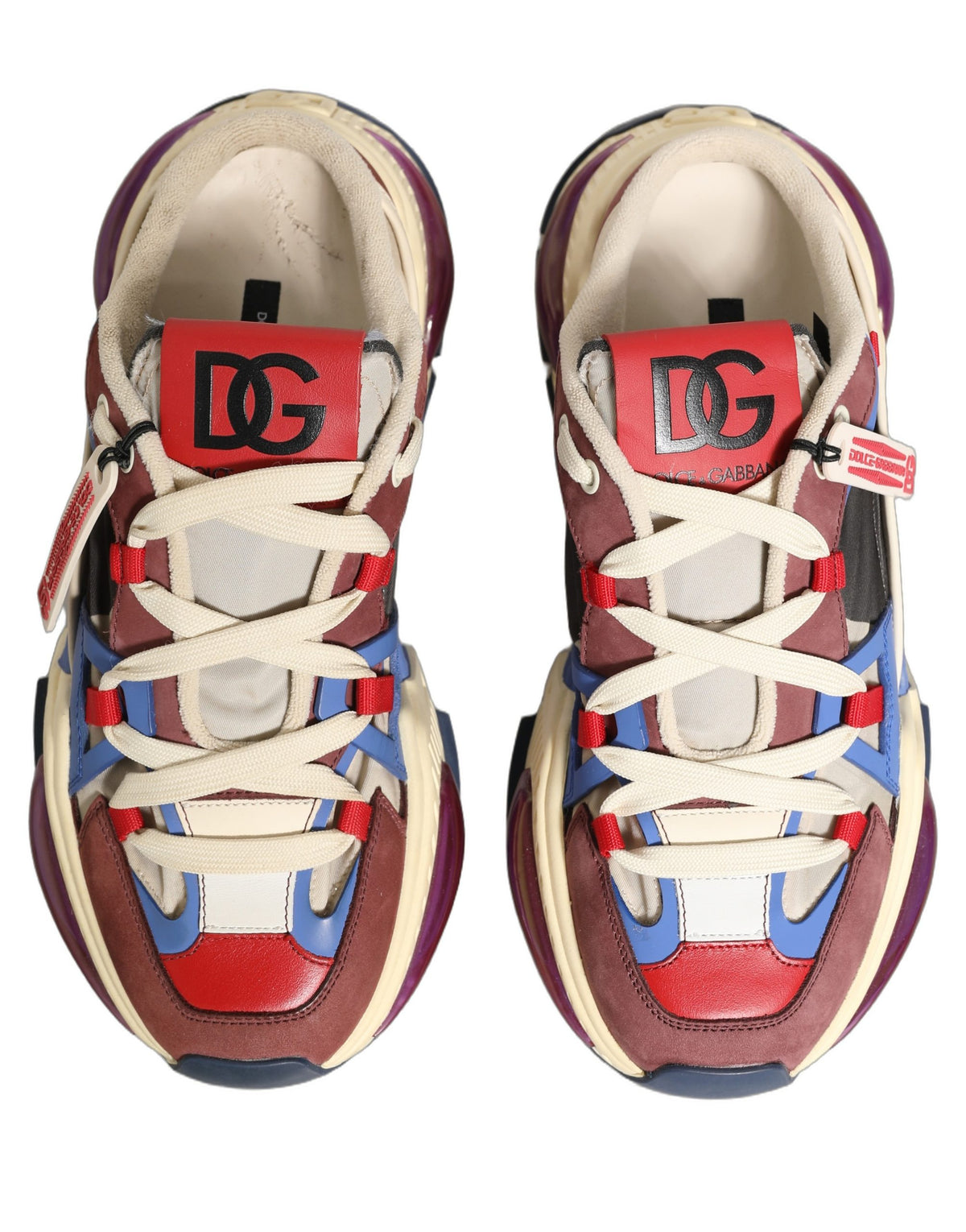 Dolce & Gabbana Multicolor Low Top Airmaster Sneakers Men's Shoes (Pre-Owned)
