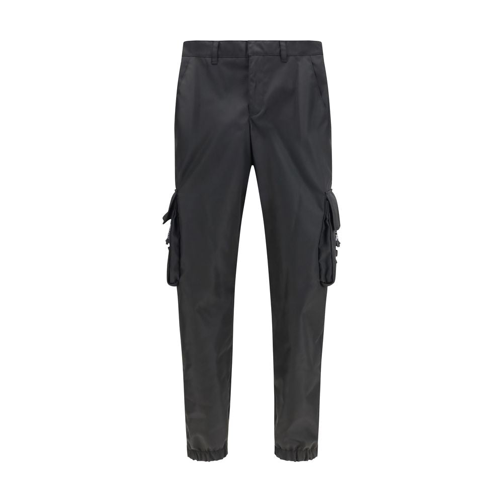 Prada Black Polyamide Athletic Men's Pants