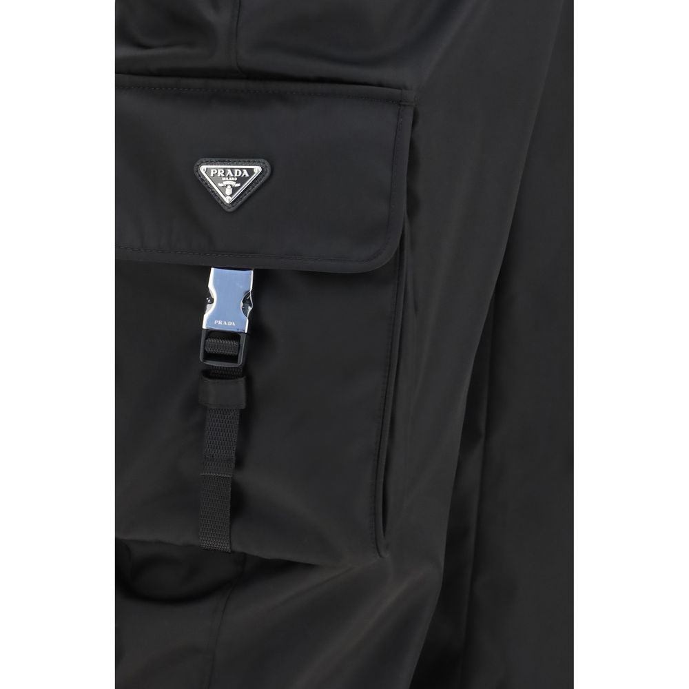 Prada Black Polyamide Athletic Men's Pants